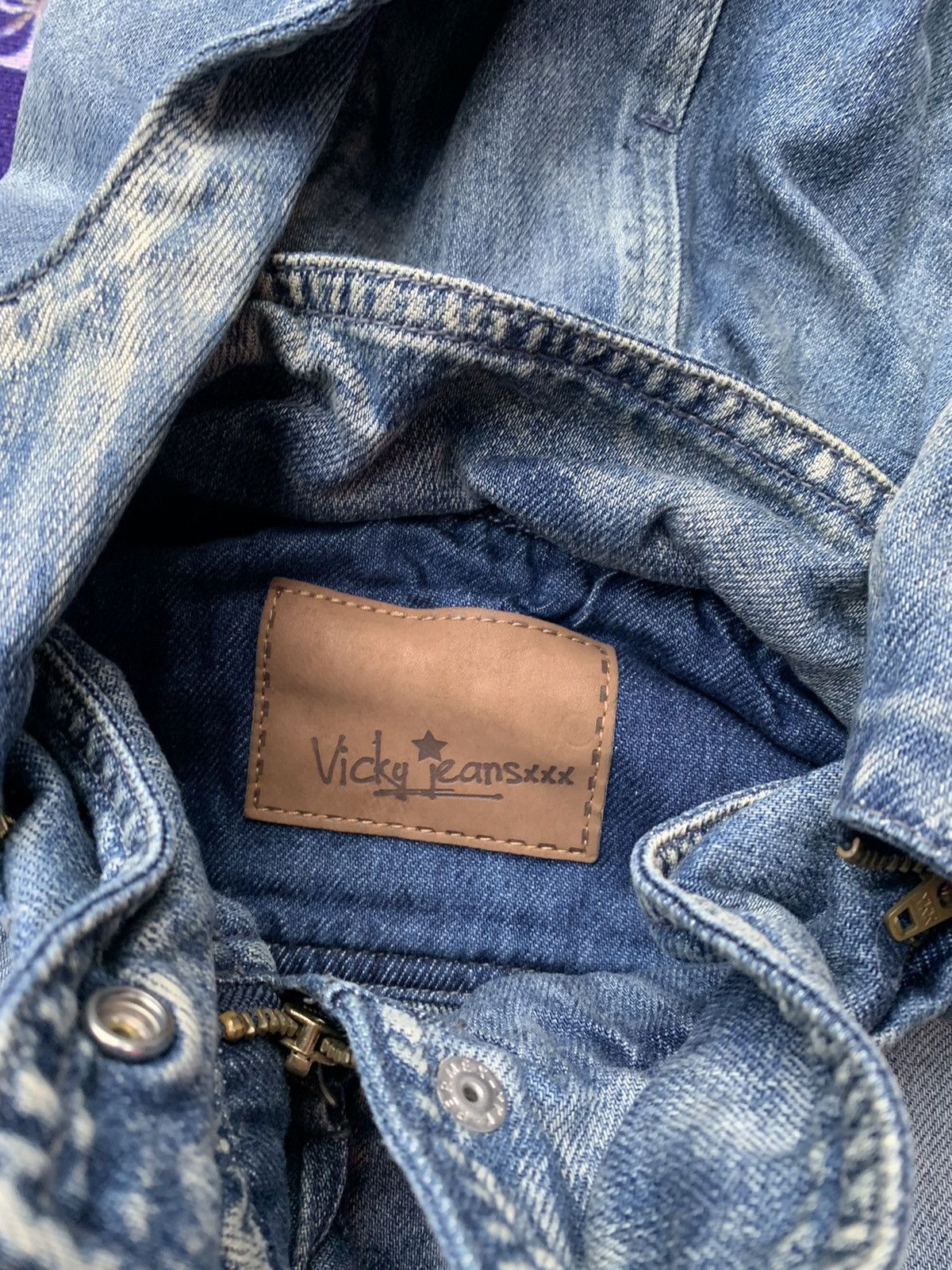 Vicky Davis Vicky Jeansxxx Denim Parka Jacket Size US S / EU 44-46 / 1 - 4 Thumbnail
