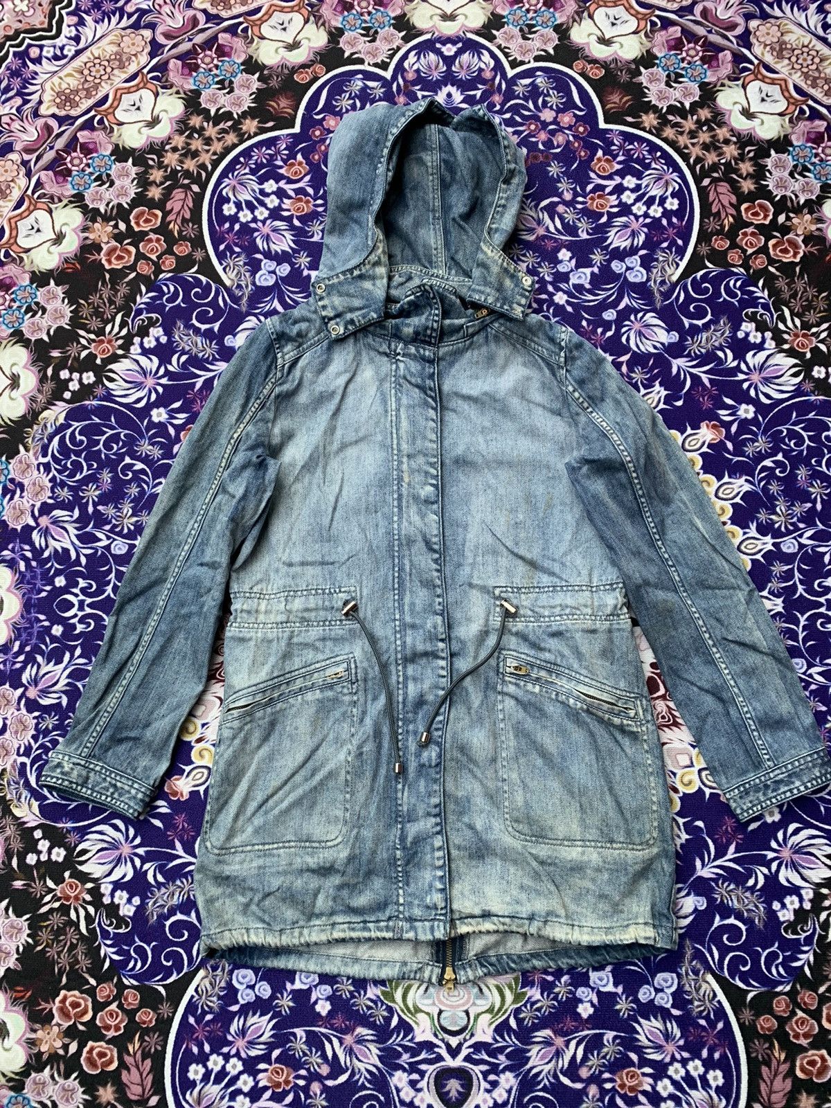 Vicky Davis Vicky Jeansxxx Denim Parka Jacket Size US S / EU 44-46 / 1 - 1 Thumbnail