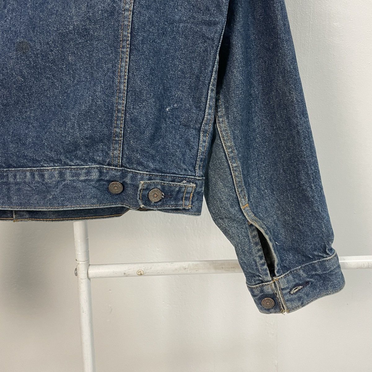 Levi's Vintage 90s Levis Big E Made In Usa Distressed Denim Jacket Size US M / EU 48-50 / 2 - 10 Thumbnail