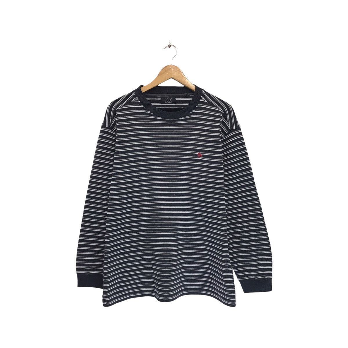 Vintage Polo Striped Design Sweatshirt