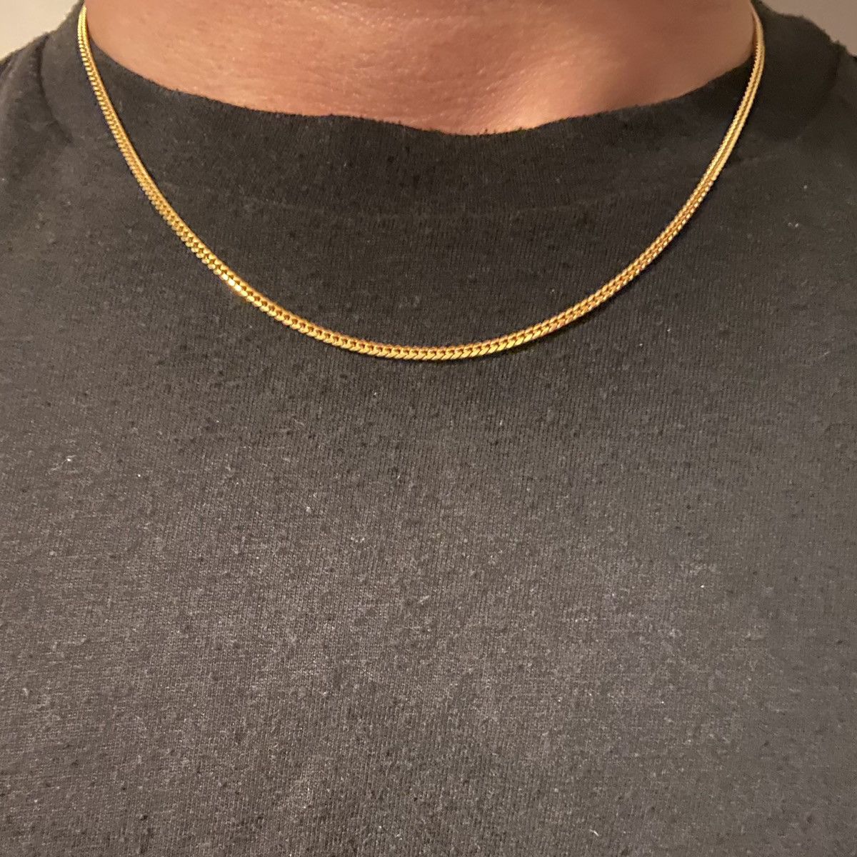 Other Gold Chain 14k Gold Vermeil Miami Cuban Link Chain 18in 2mm Size ONE SIZE - 1 Thumbnail