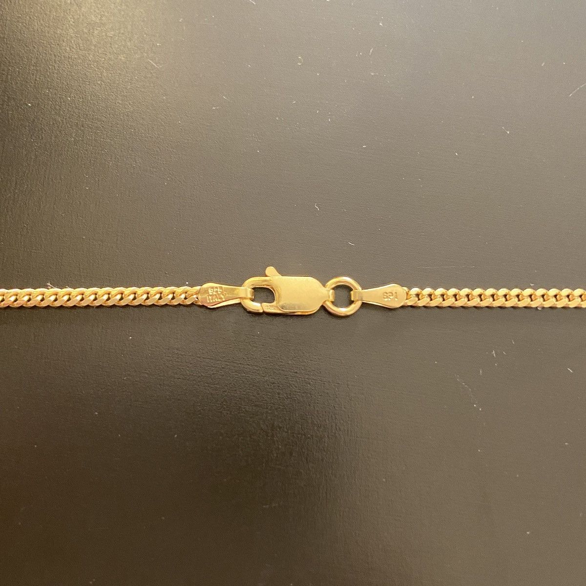 Other Gold Chain 14k Gold Vermeil Miami Cuban Link Chain 18in 2mm Size ONE SIZE - 2 Thumbnail