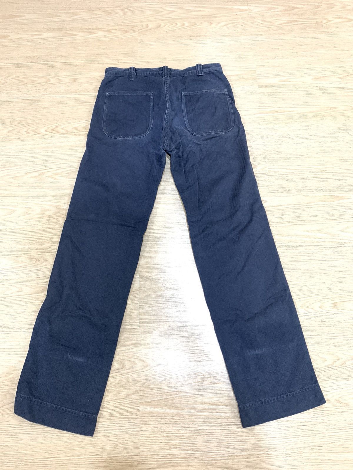 OMNIGOD OMNIGOD PANTS HERRINGBONE DESIGN CASUAL ARMY Size US 32 / EU 48 - 2 Thumbnail
