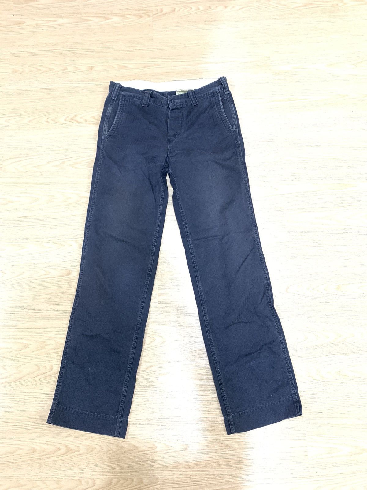 OMNIGOD OMNIGOD PANTS HERRINGBONE DESIGN CASUAL ARMY Size US 32 / EU 48 - 1 Thumbnail