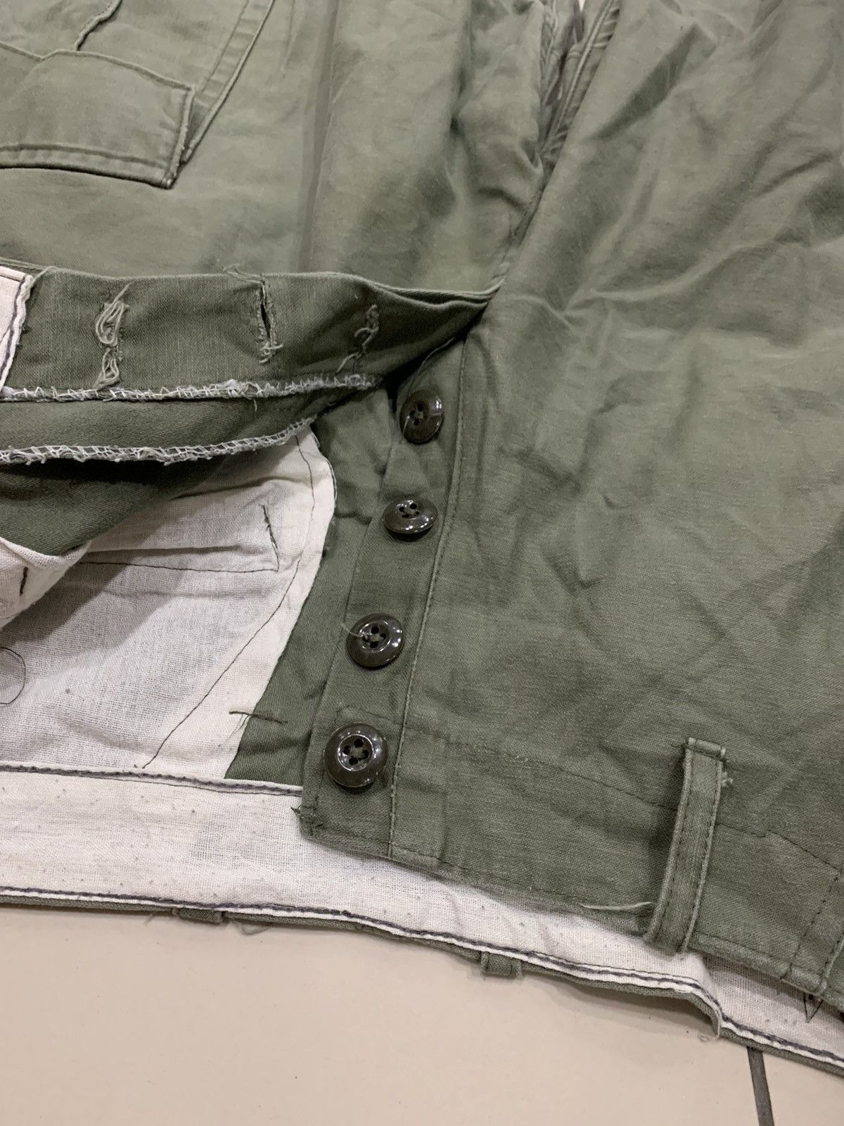 Vintage US ARMY M-1965 OG-107 FATIGUE FIELD PANTS ARMY Size US 34 / EU 50 - 9 Thumbnail