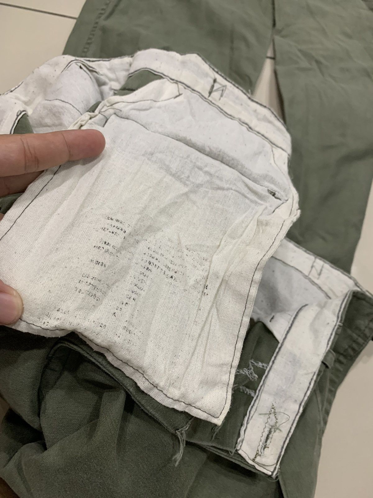 Vintage US ARMY M-1965 OG-107 FATIGUE FIELD PANTS ARMY Size US 34 / EU 50 - 11 Thumbnail