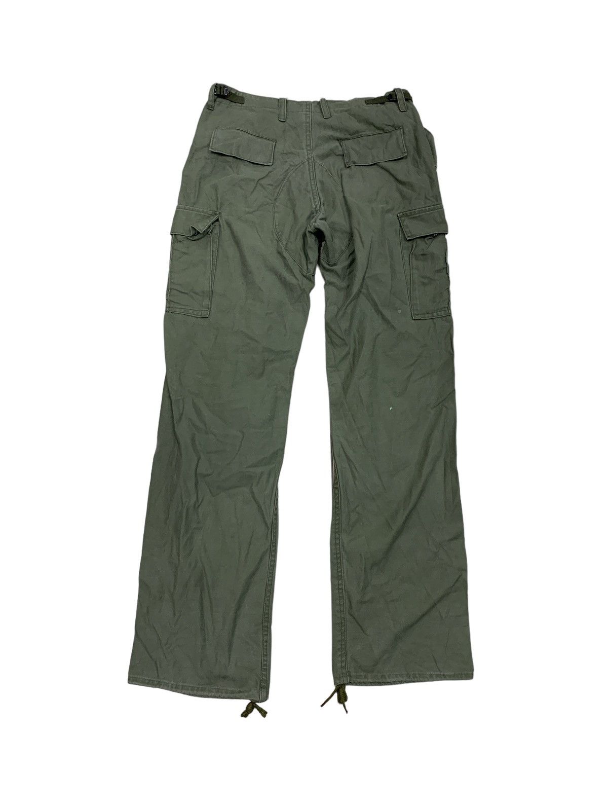 Vintage US ARMY M-1965 OG-107 FATIGUE FIELD PANTS ARMY Size US 34 / EU 50 - 2 Thumbnail