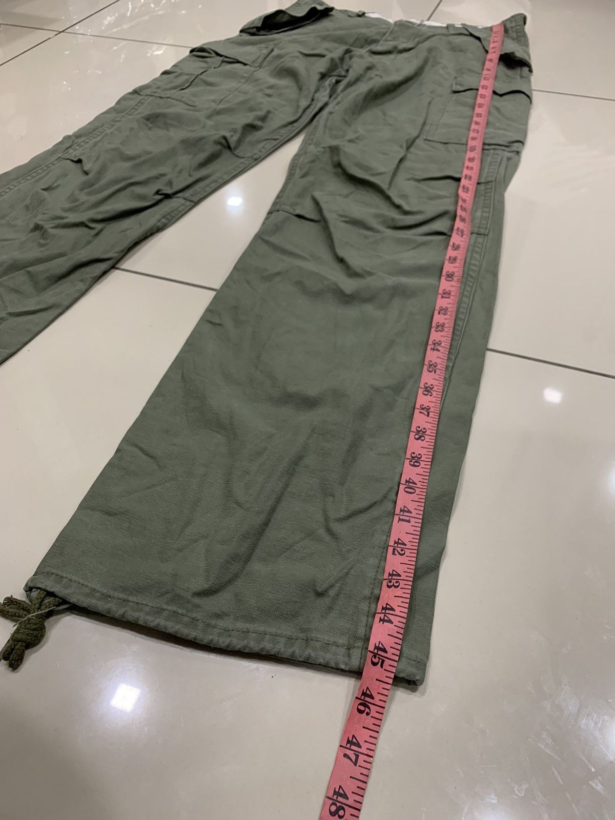 Vintage US ARMY M-1965 OG-107 FATIGUE FIELD PANTS ARMY Size US 34 / EU 50 - 3 Thumbnail