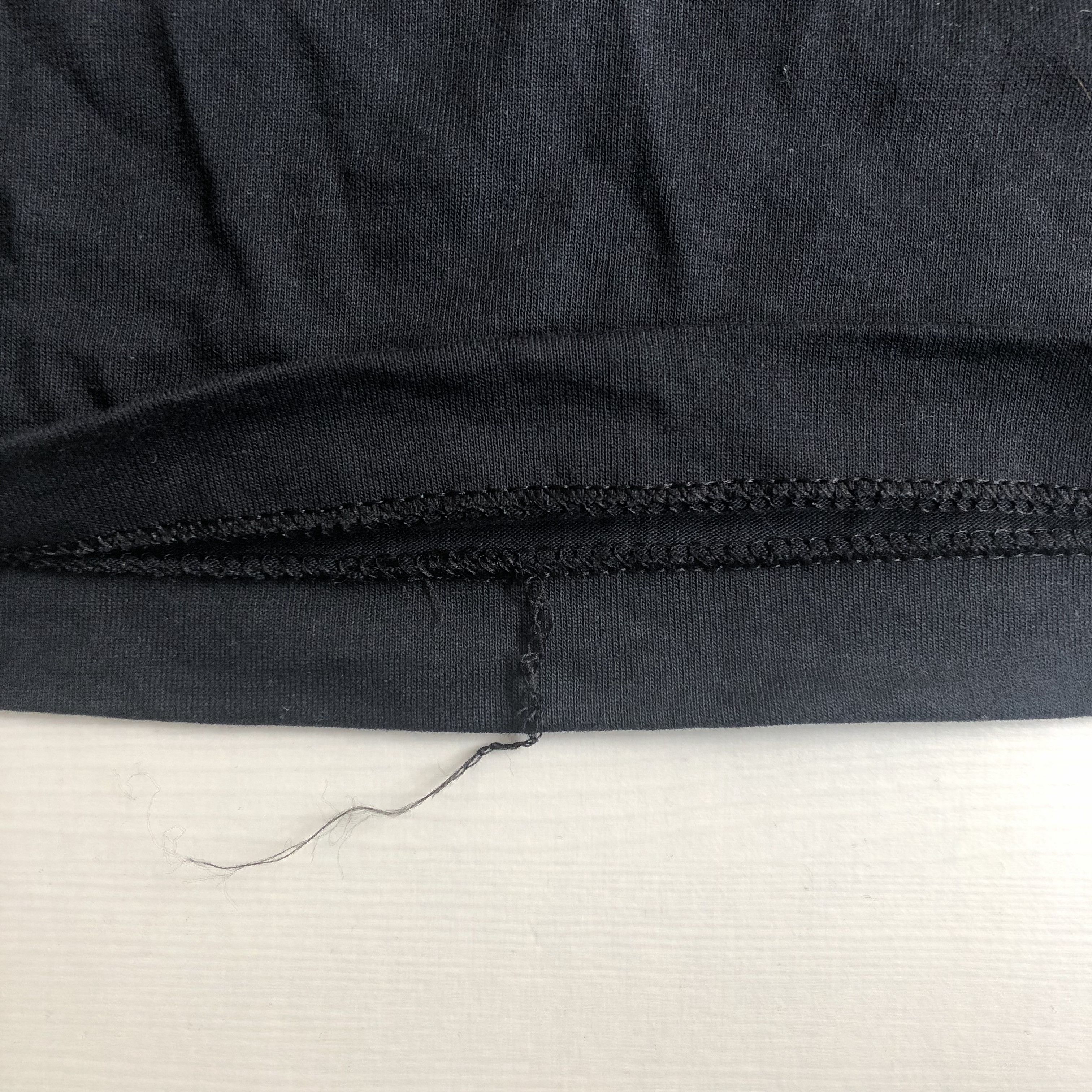 Vintage Vintage Single Stitch 80's Black T-Shirt Size US XS / EU 42 / 0 - 5 Thumbnail