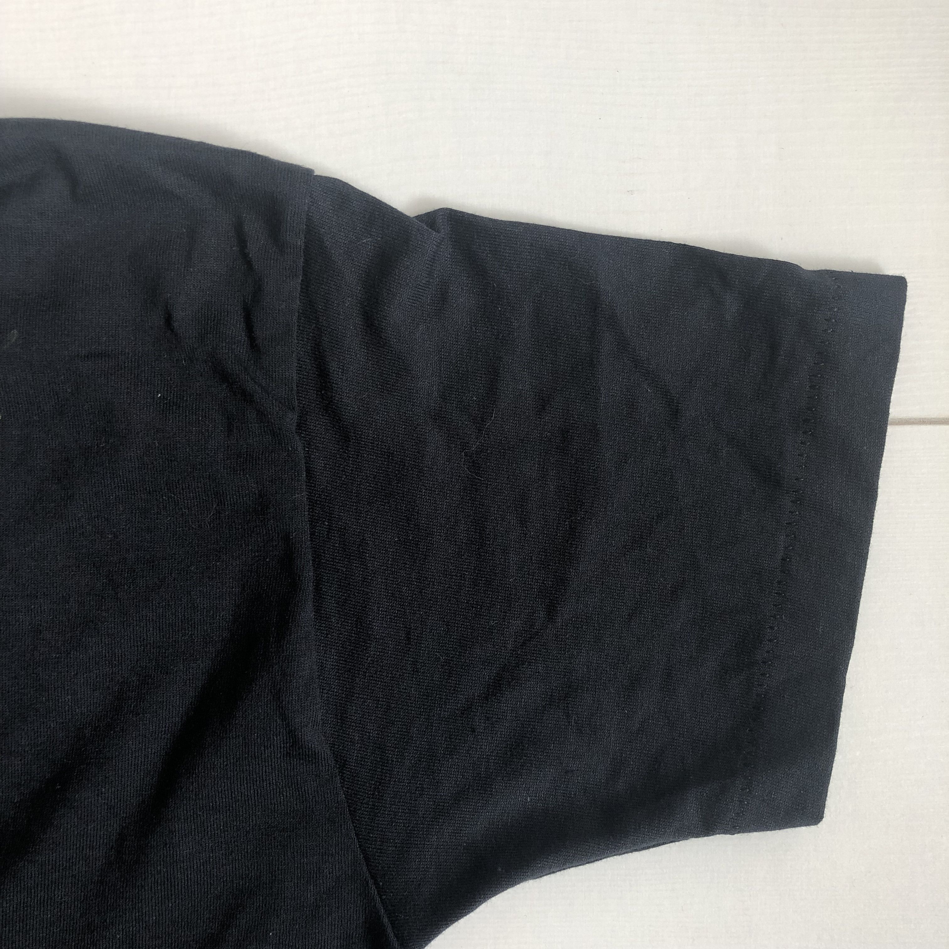 Vintage Vintage Single Stitch 80's Black T-Shirt Size US XS / EU 42 / 0 - 4 Thumbnail
