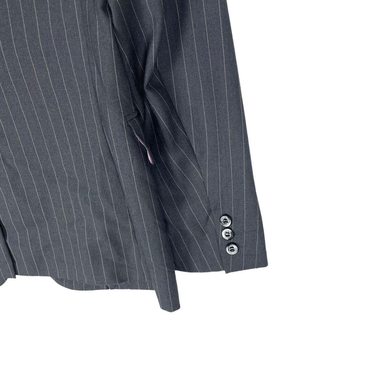 Comme des Garcons Homme Plus 🌟CDG HOMME PLUS SS 2004 STRIPED MOHAIR BALZER COAT Size US S / EU 44-46 / 1 - 10 Thumbnail