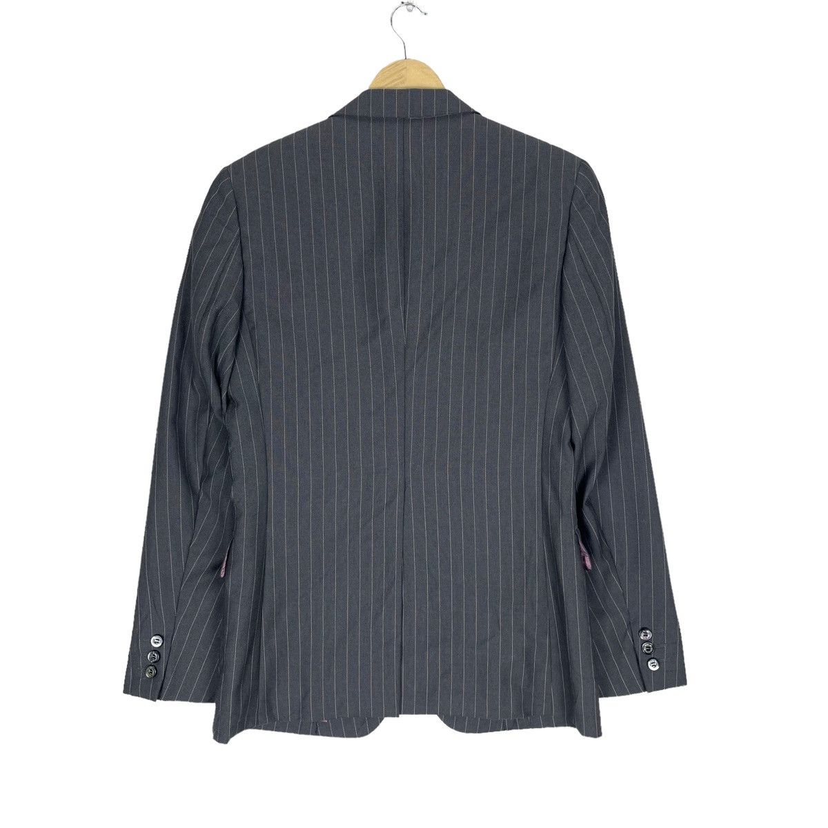 Comme des Garcons Homme Plus 🌟CDG HOMME PLUS SS 2004 STRIPED MOHAIR BALZER COAT Size US S / EU 44-46 / 1 - 9 Thumbnail