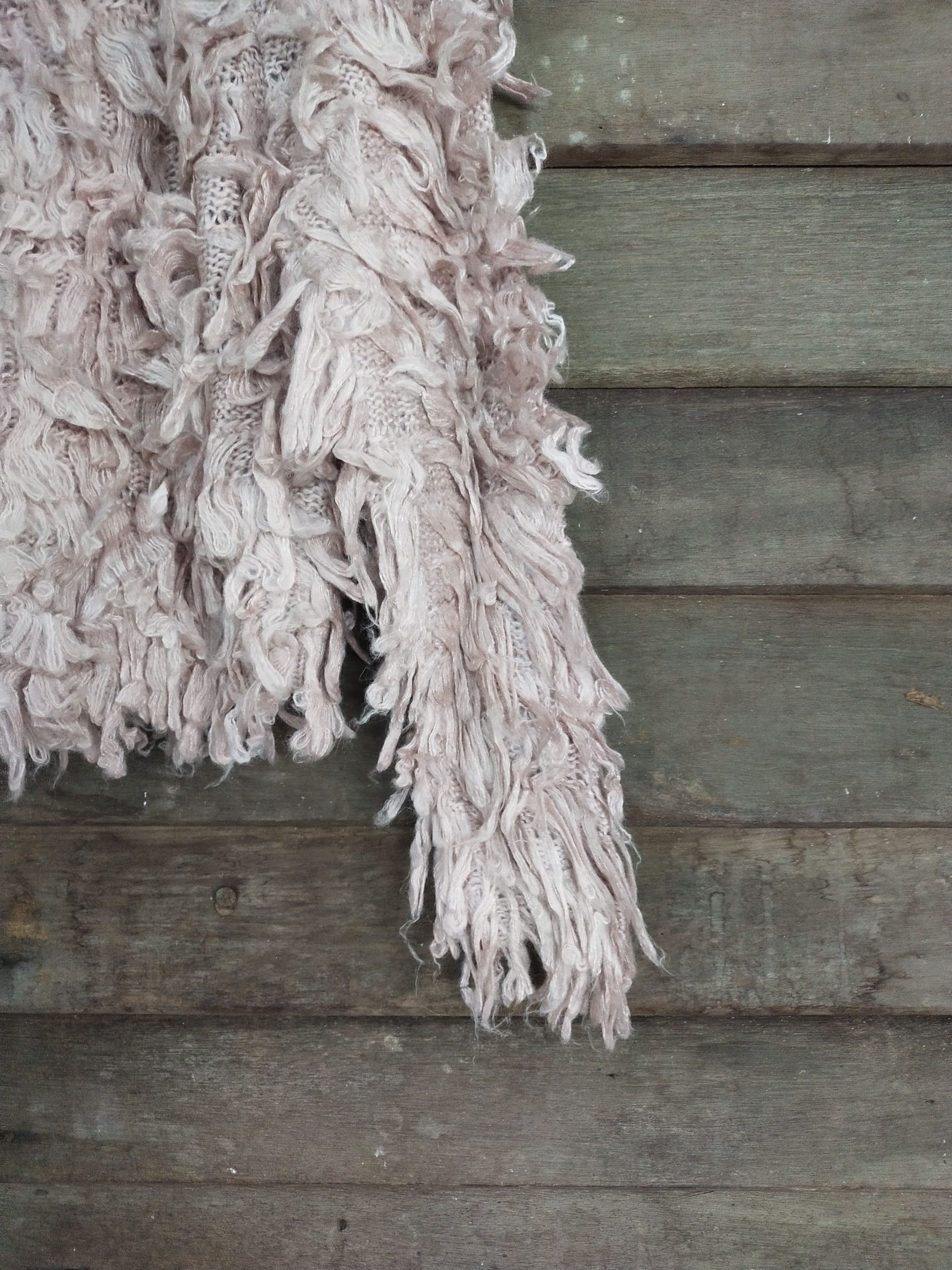 Homespun Knitwear × Japanese Brand GRL shag shaggy mohair pink knitwear #S215 Size US S / EU 44-46 / 1 - 9 Thumbnail