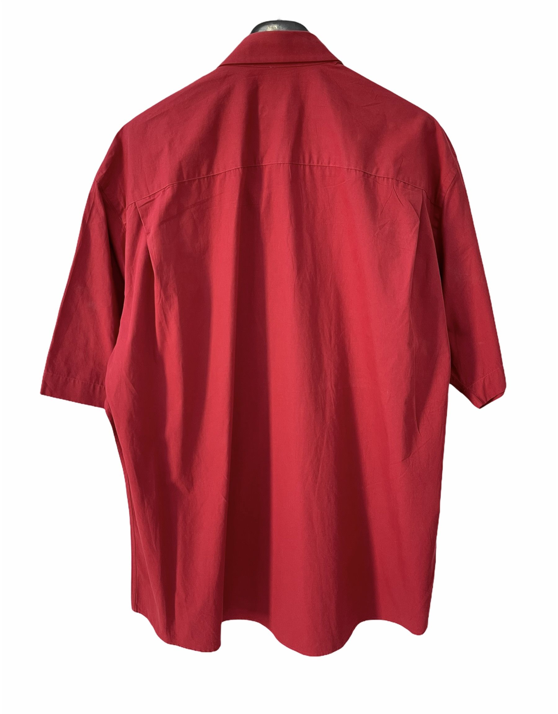 Burberry 🔥 summer Burberry shirt short sleeve red xxl Size US XL / EU 56 / 4 - 4 Thumbnail