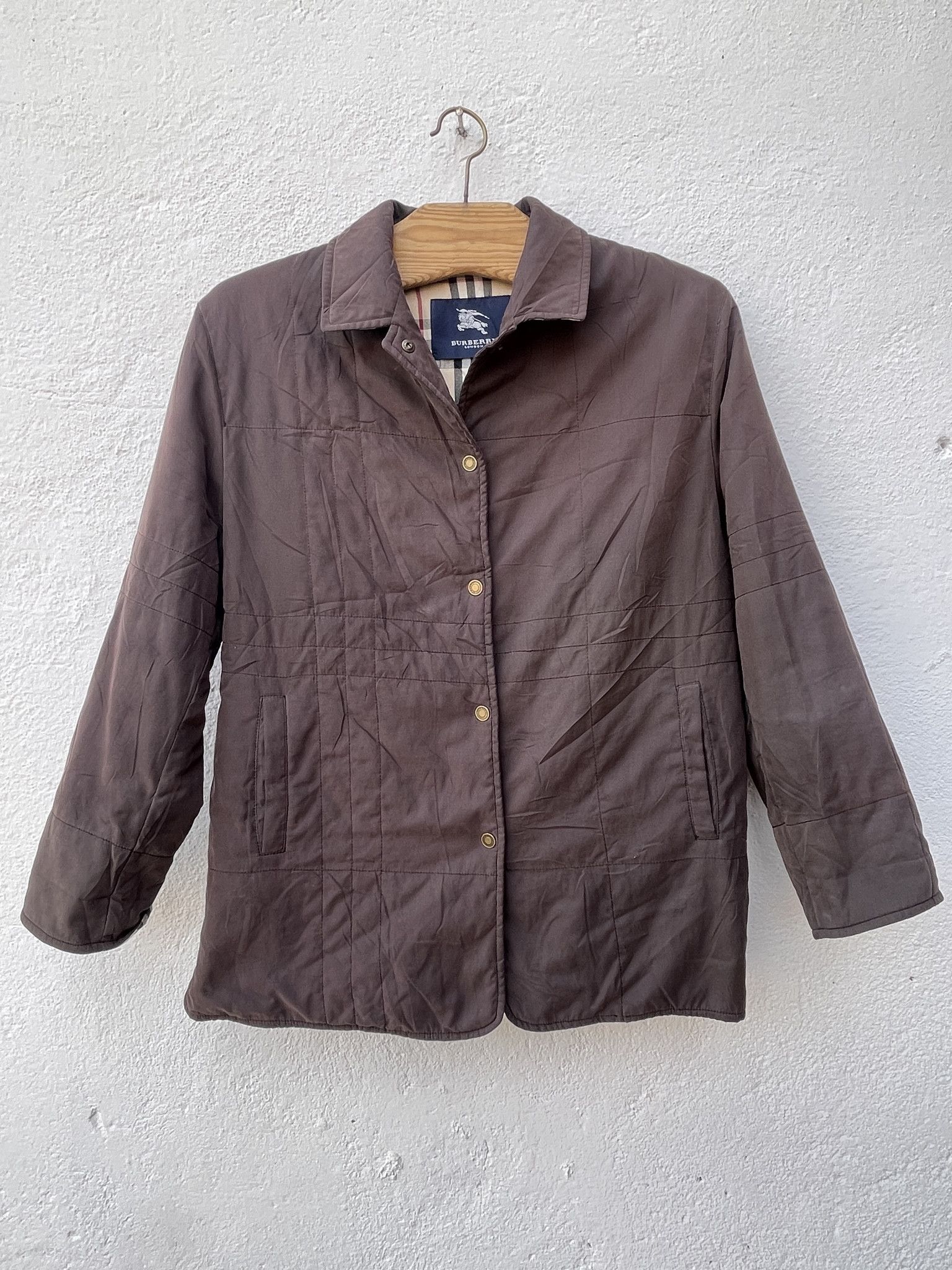 Burberry 🔥quilted novacheck Burberry down parka jacket xl Size XL / US 12-14 / IT 48-50 - 7 Thumbnail