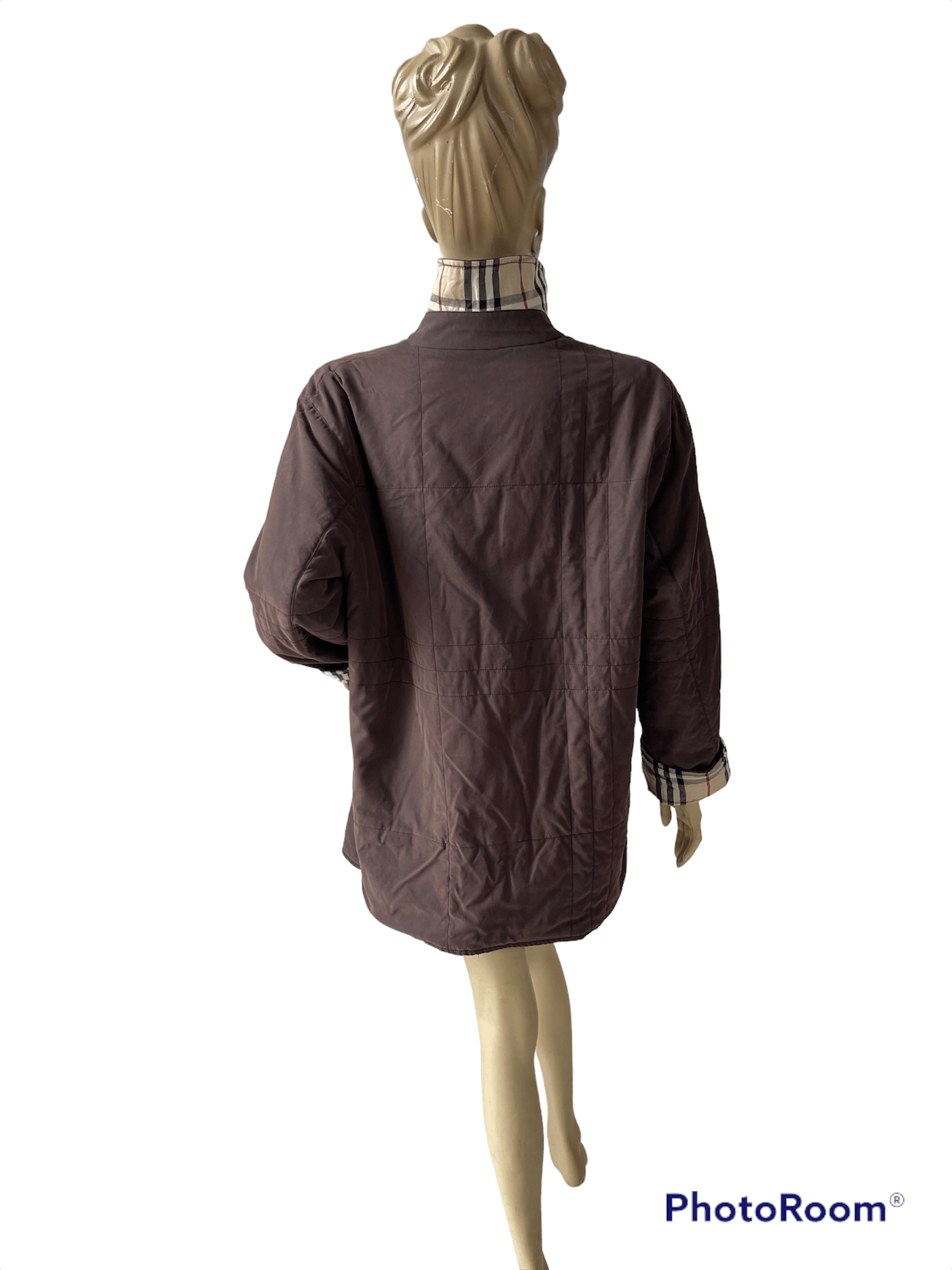 Burberry 🔥quilted novacheck Burberry down parka jacket xl Size XL / US 12-14 / IT 48-50 - 5 Thumbnail