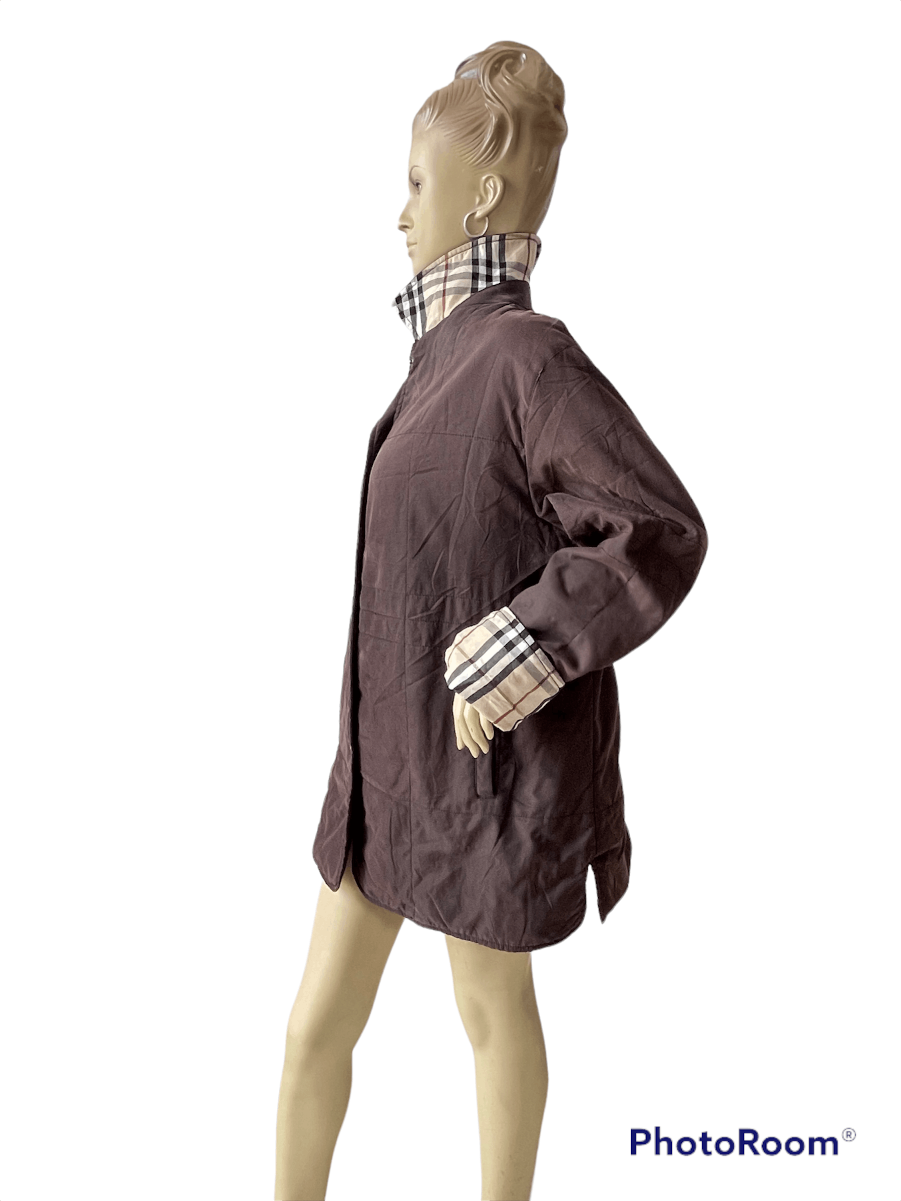 Burberry 🔥quilted novacheck Burberry down parka jacket xl Size XL / US 12-14 / IT 48-50 - 3 Thumbnail