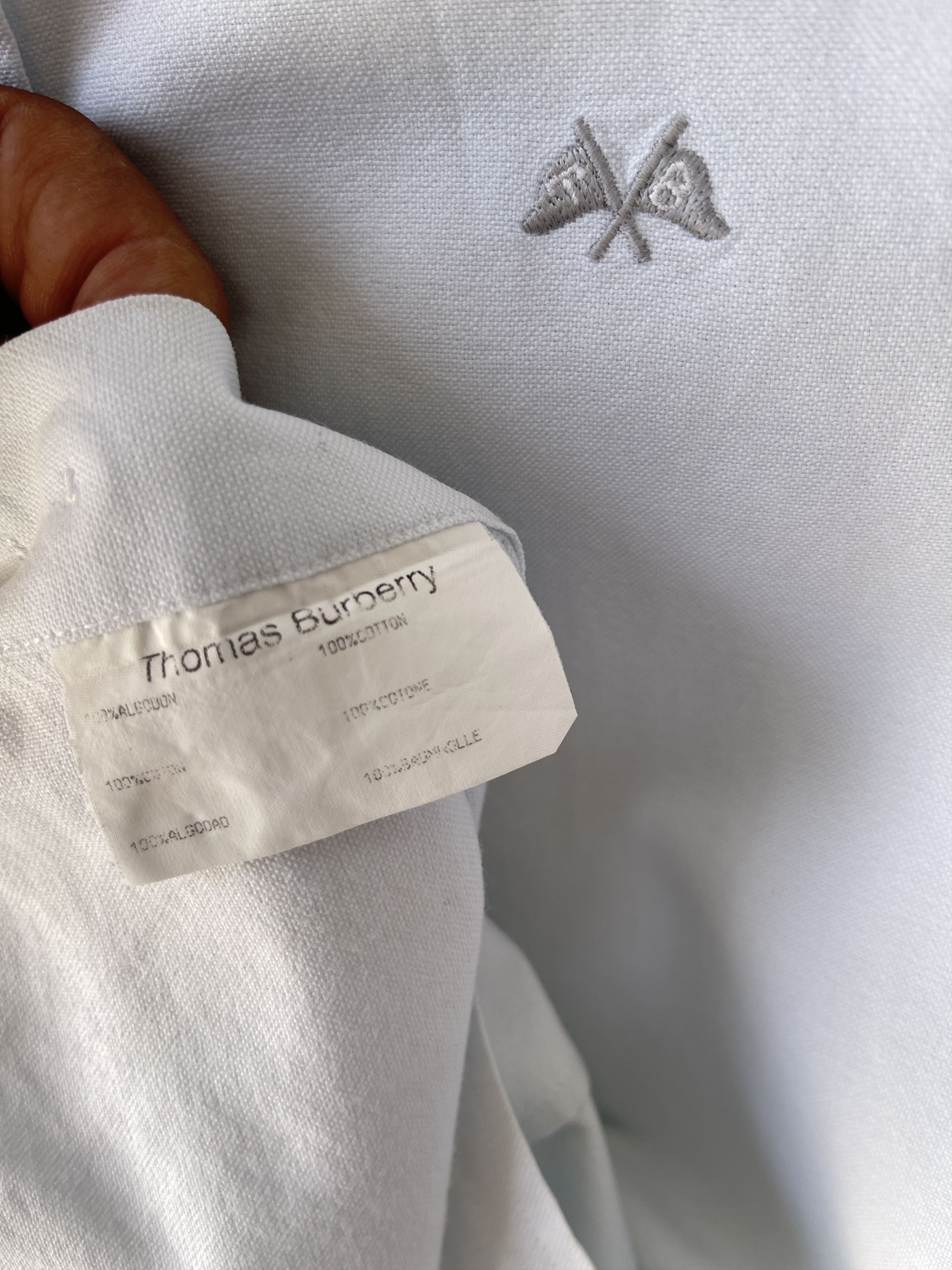 Burberry 🔥 TB Burberry shirt long sleeve white size small Size US S / EU 44-46 / 1 - 4 Thumbnail