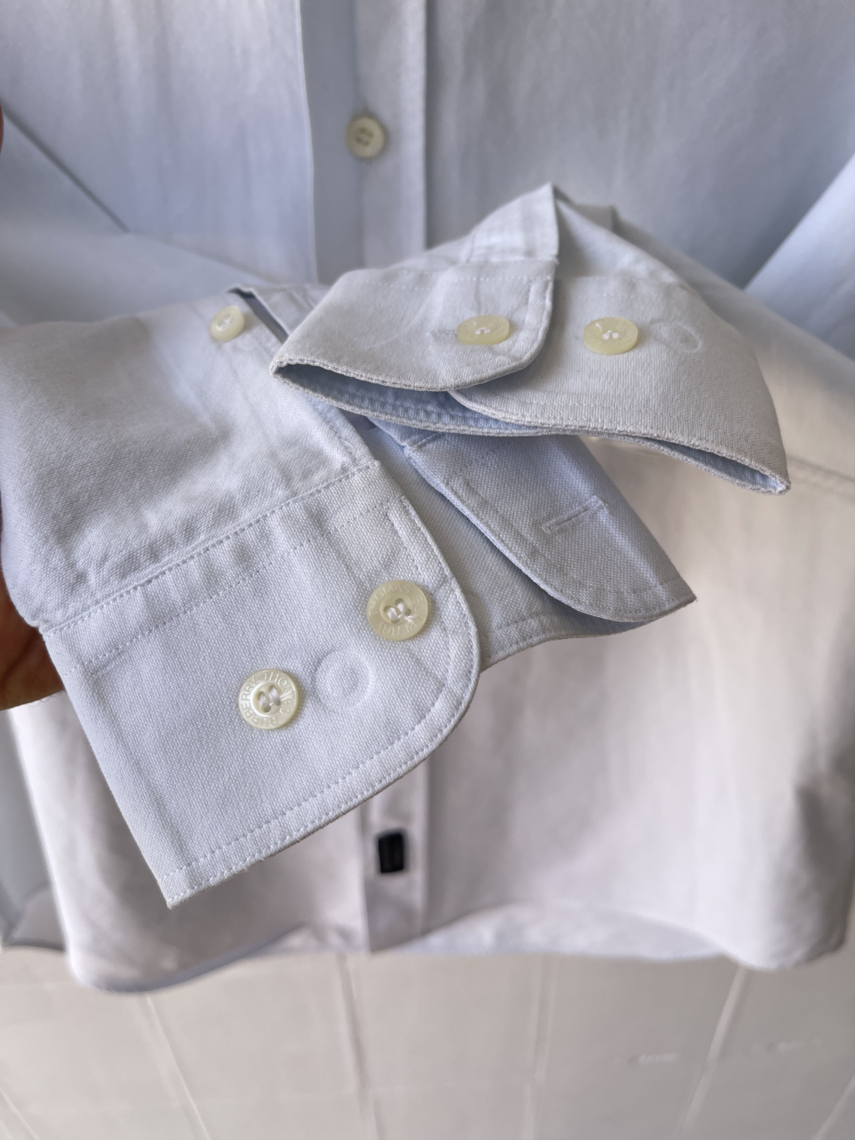 Burberry 🔥 TB Burberry shirt long sleeve white size small Size US S / EU 44-46 / 1 - 7 Thumbnail