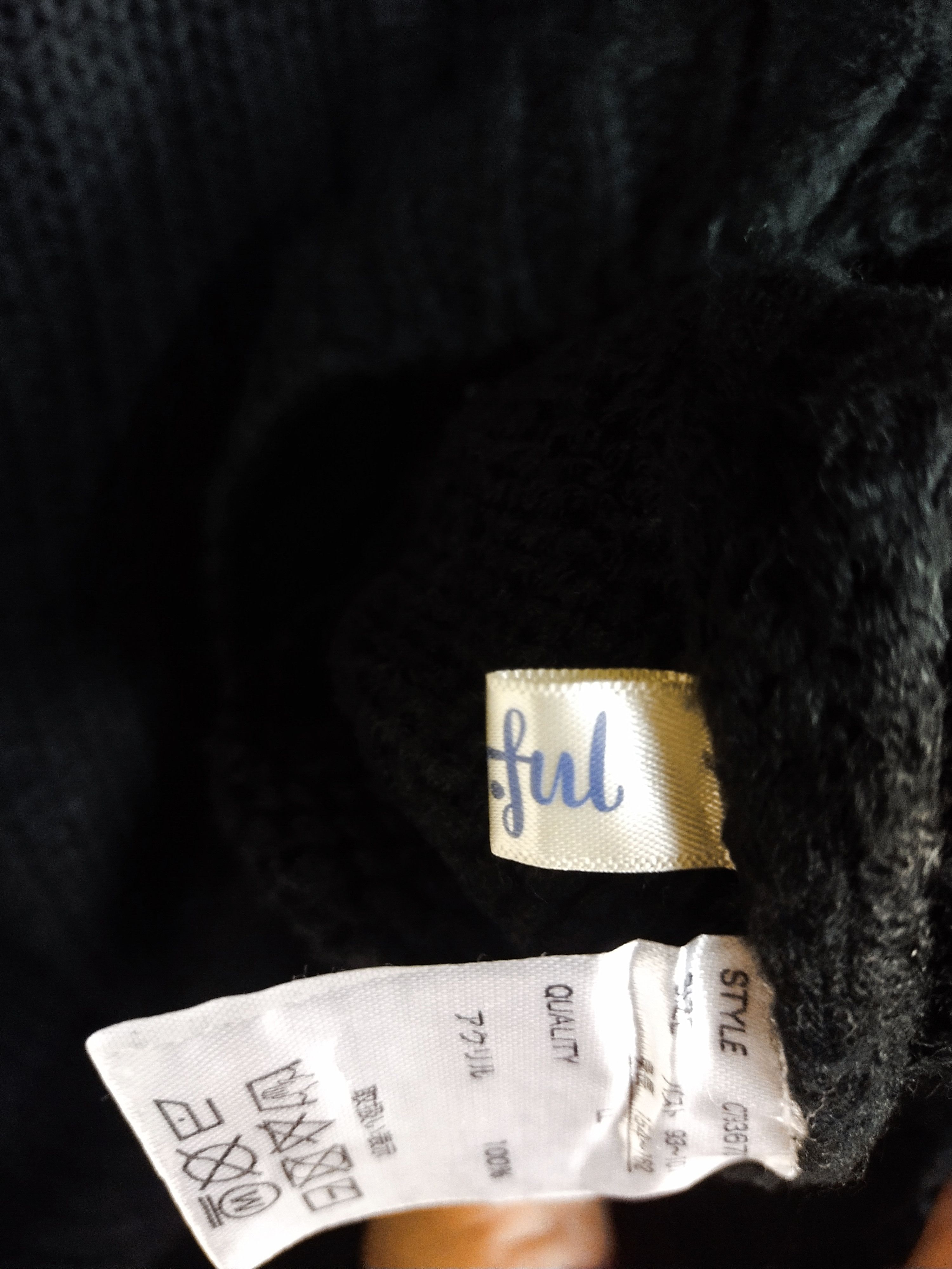 Vintage DL Dear.ful black japan baggie knitwear #H275 Size US XL / EU 56 / 4 - 5 Thumbnail