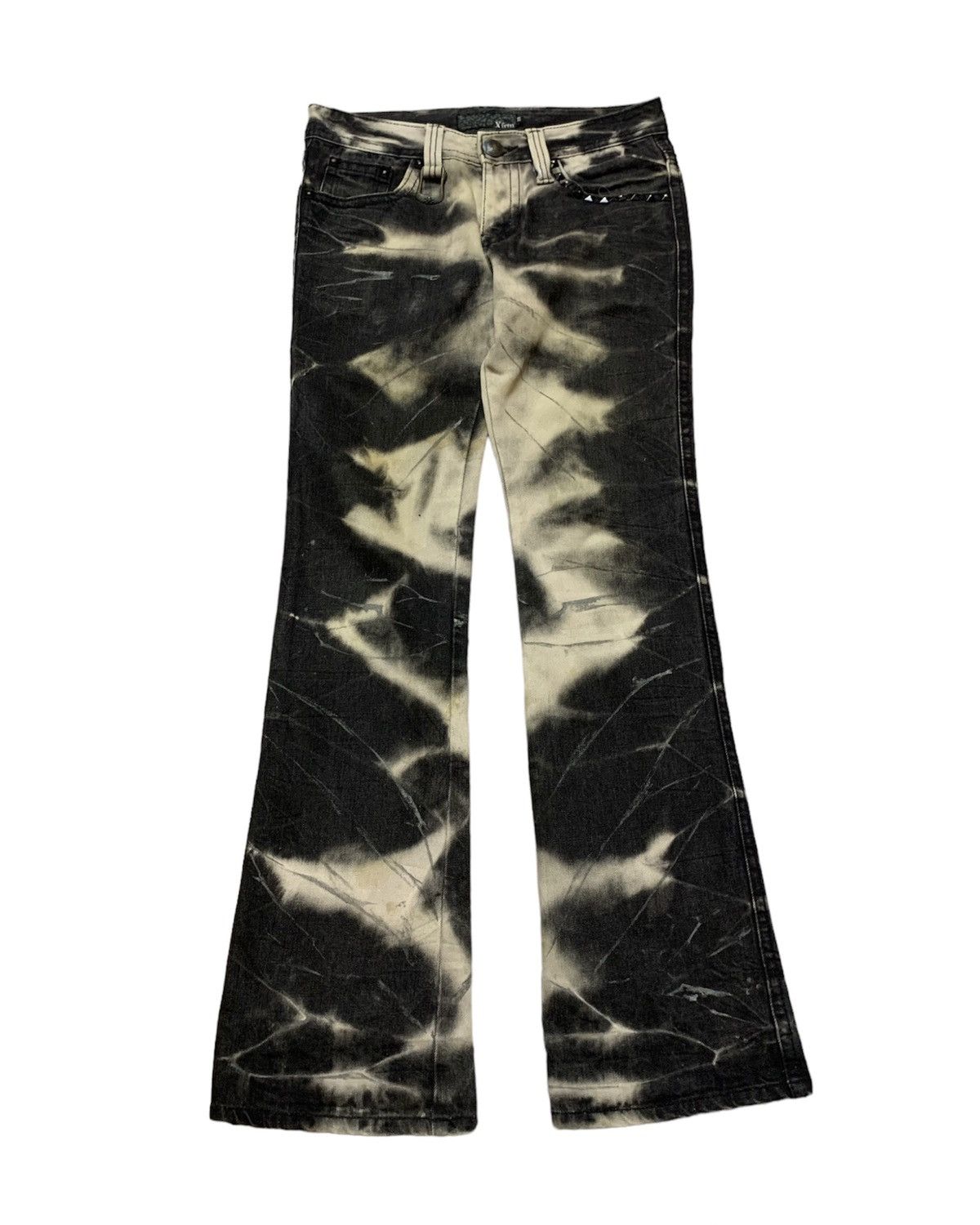 image of Tornado Mart Xfrm Low Rise Acid Wash Distressed in Acid Wash Black, Men's (Size 32)