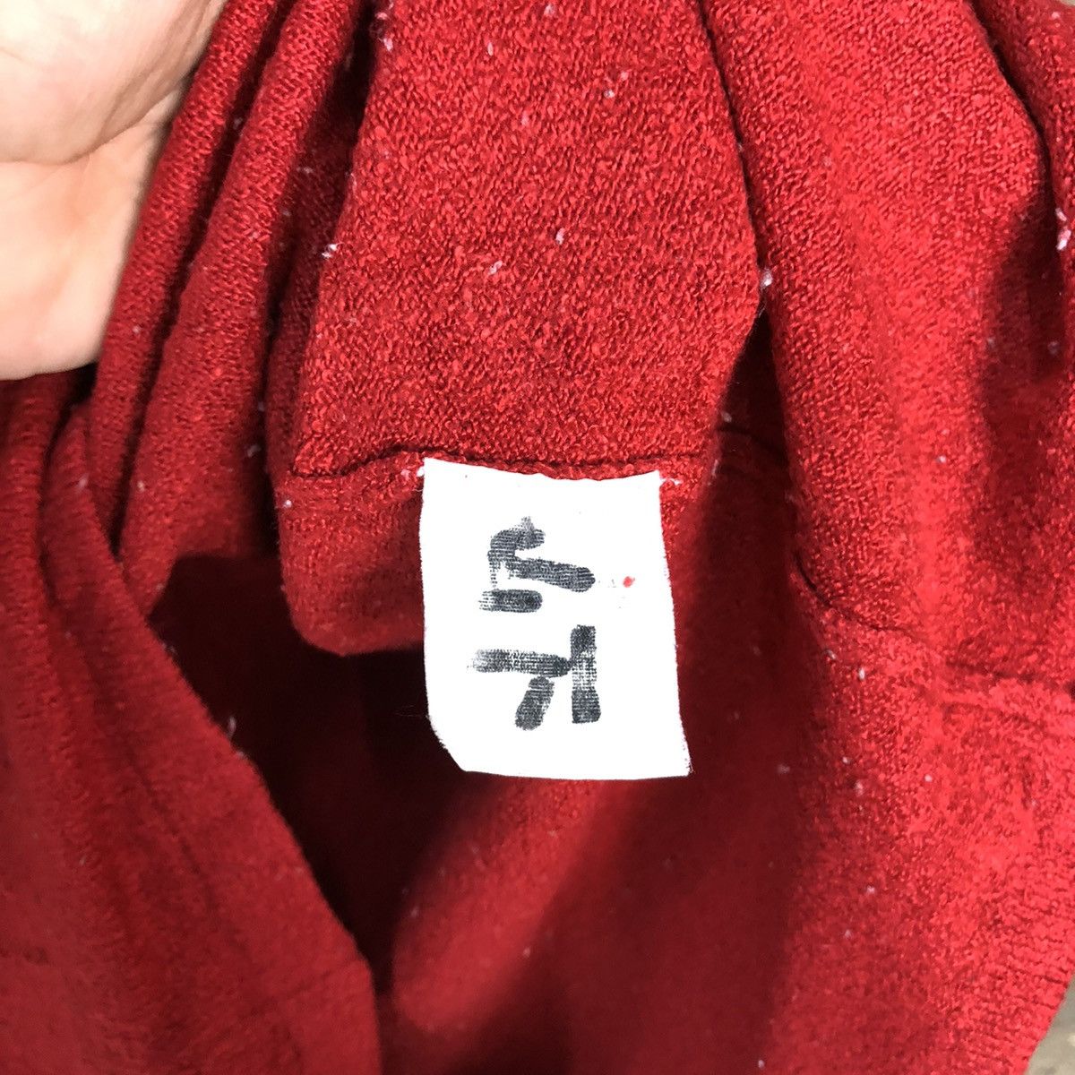 Japanese Brand Pop Oops Red Cardigan knitwear vintage #H055 Size US M / EU 48-50 / 2 - 8 Thumbnail