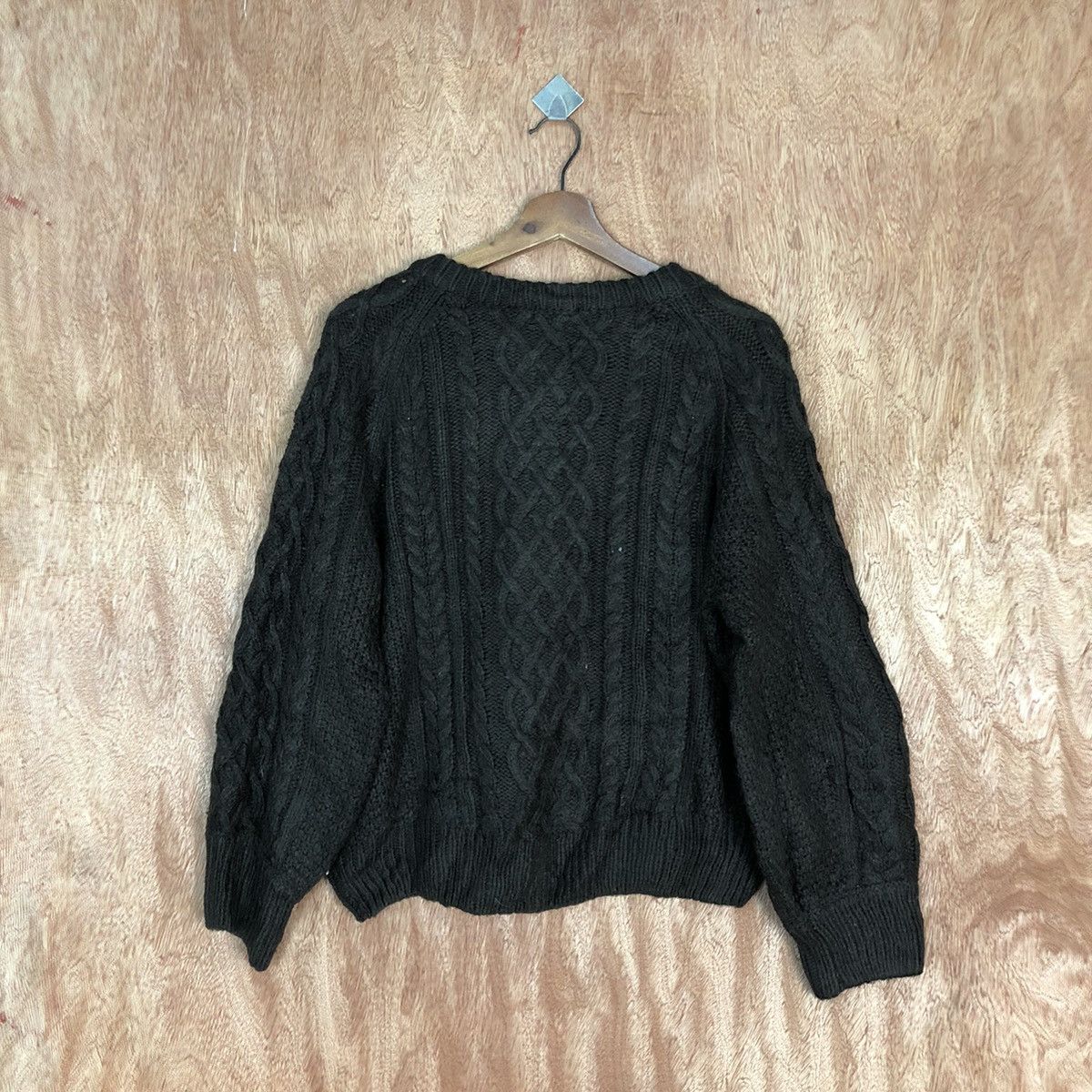 Aran Isles Knitwear DL GU Japan cardigan aran isle cable Knitwear #H144 Size US M / EU 48-50 / 2 - 11 Thumbnail