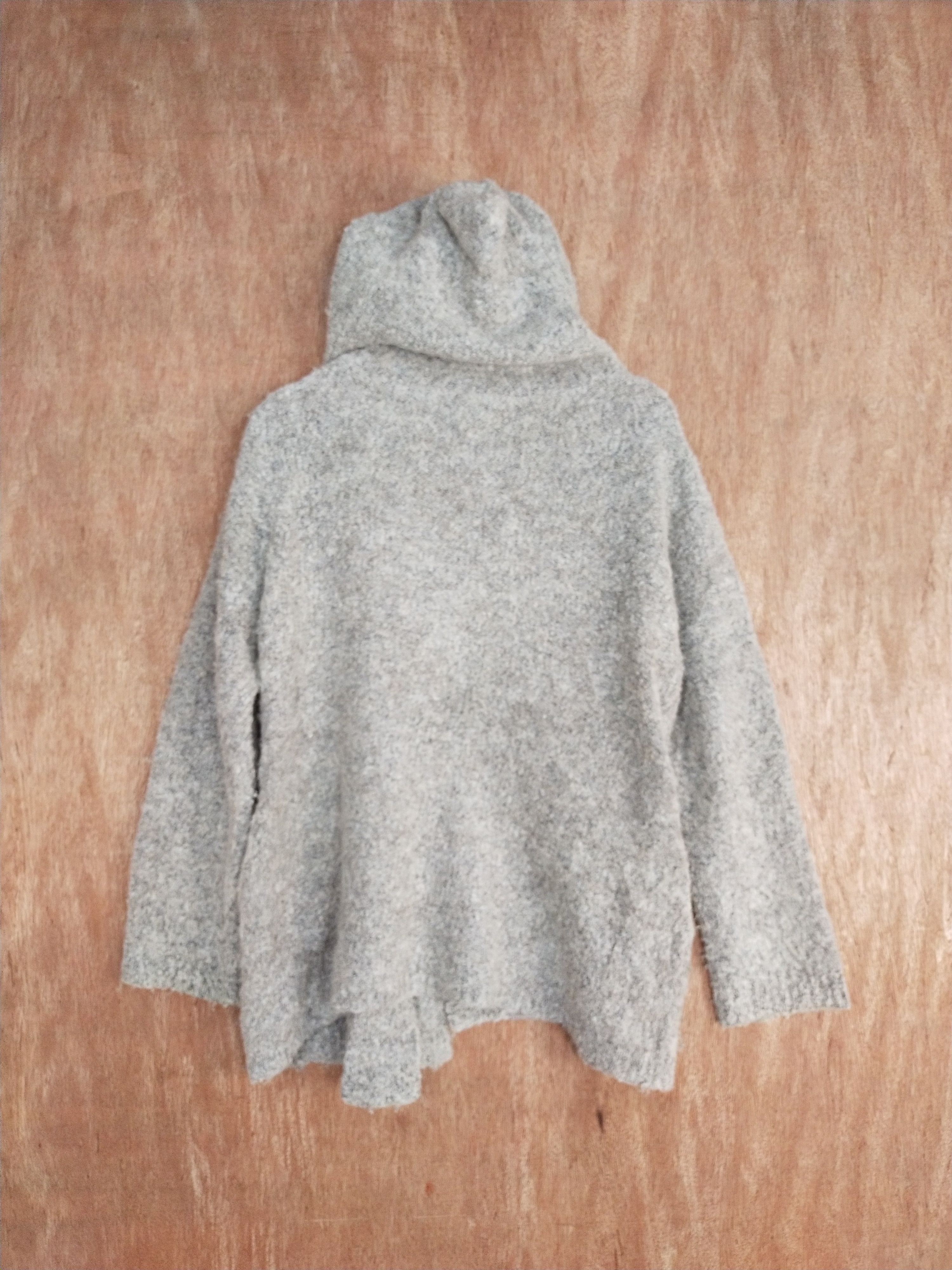 Japanese Brand Japan knitwear hoodie vintage mohair gray cardigan #H193 Size US L / EU 52-54 / 3 - 9 Thumbnail