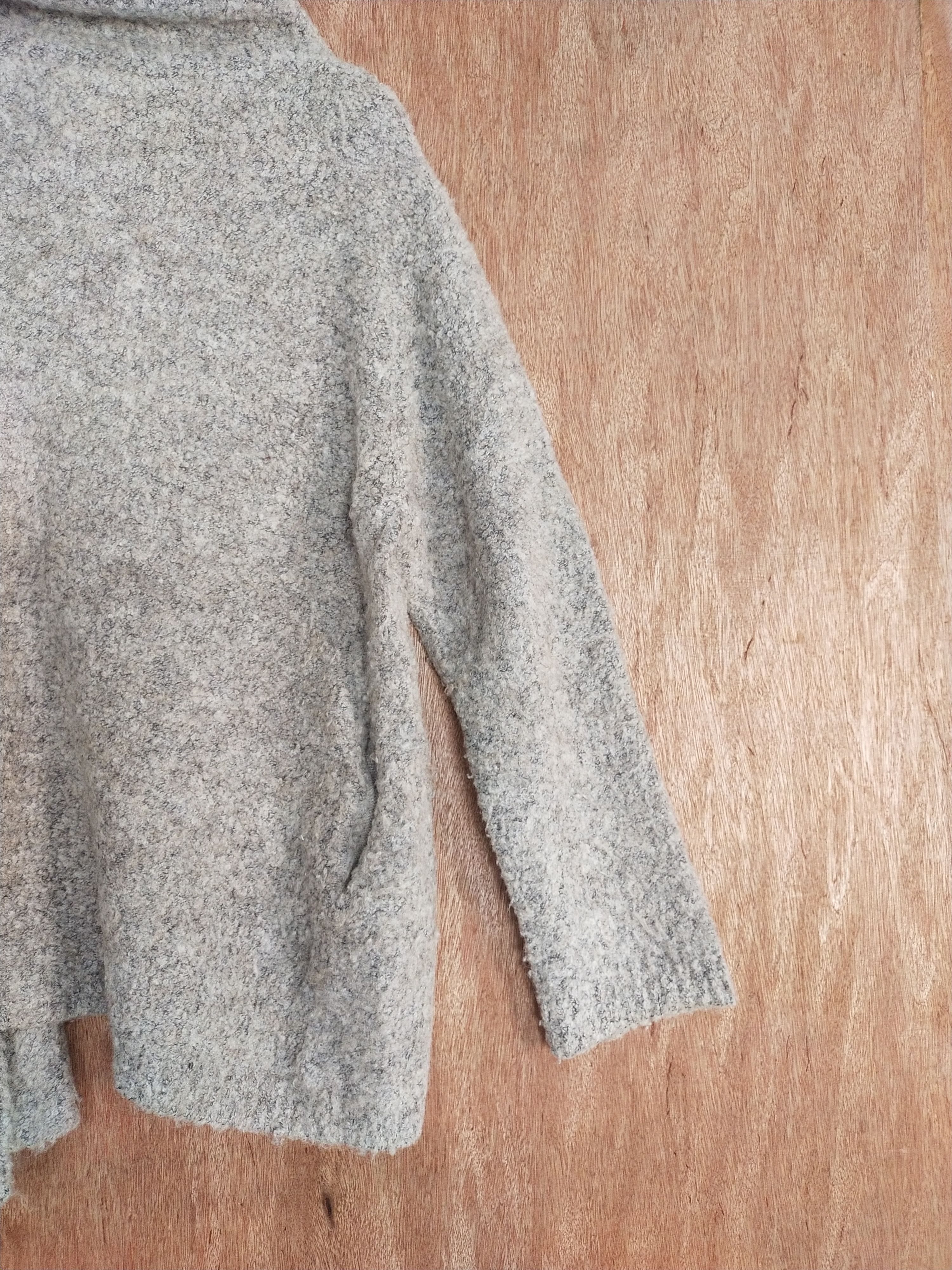 Japanese Brand Japan knitwear hoodie vintage mohair gray cardigan #H193 Size US L / EU 52-54 / 3 - 12 Thumbnail