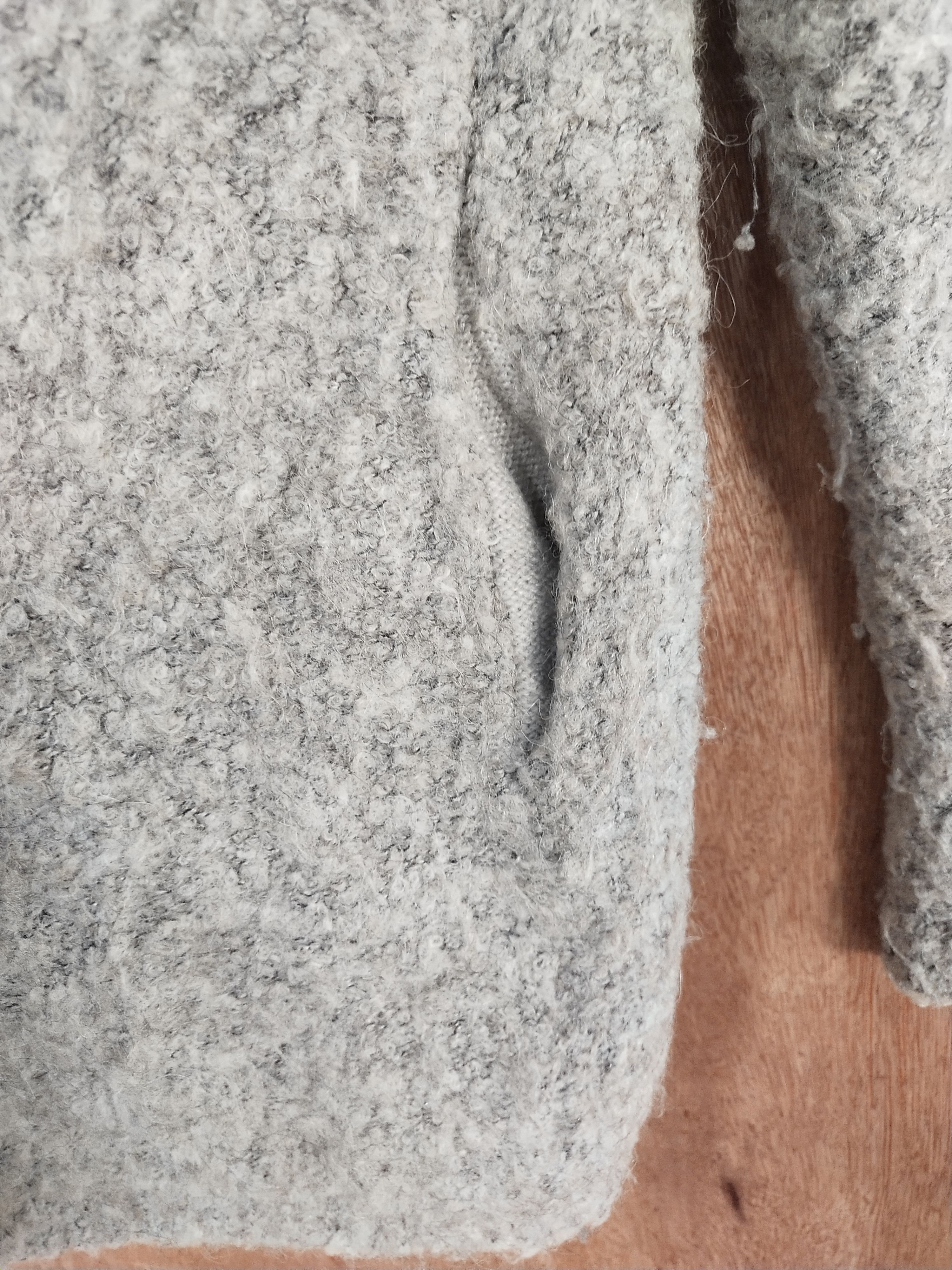Japanese Brand Japan knitwear hoodie vintage mohair gray cardigan #H193 Size US L / EU 52-54 / 3 - 6 Thumbnail