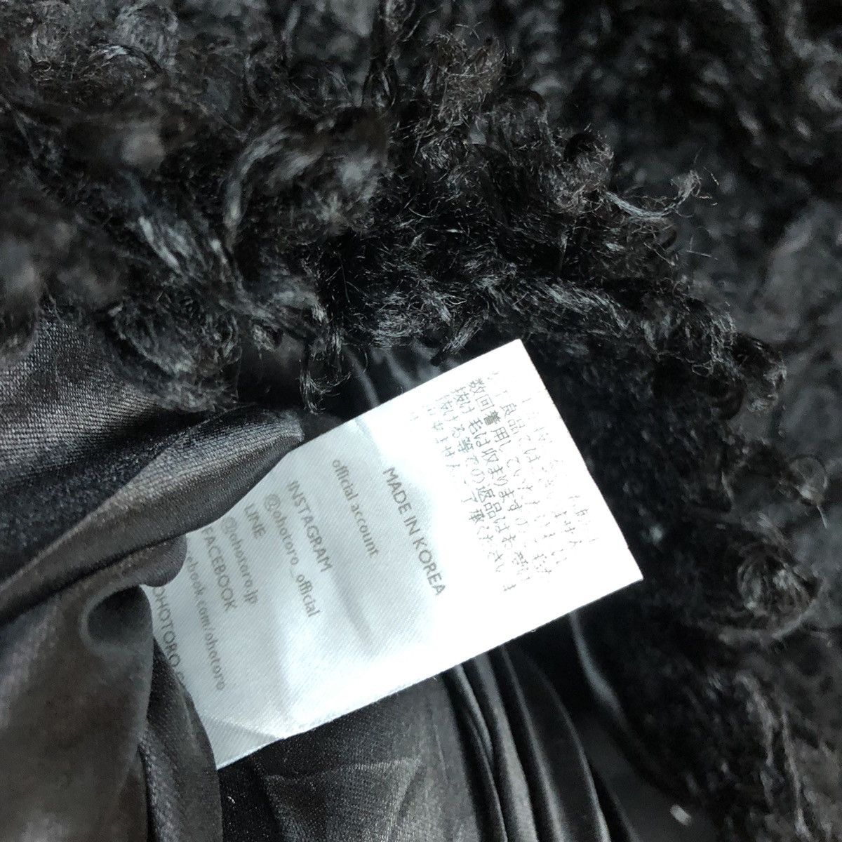 Homespun Knitwear Ohotoro Black Mohair shag shaggy Knitwear #H406 Size US M / EU 48-50 / 2 - 12 Thumbnail