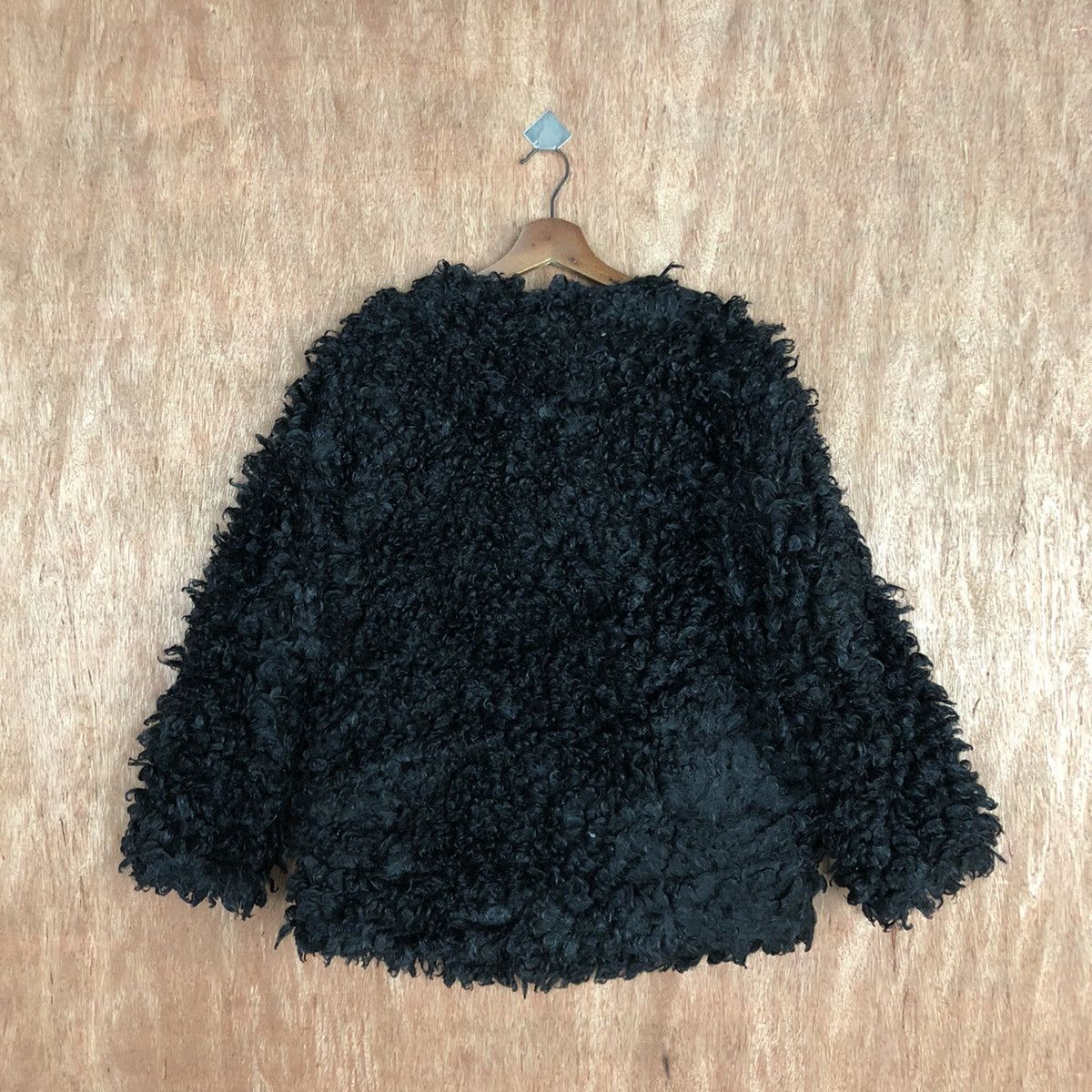 Homespun Knitwear Ohotoro Black Mohair shag shaggy Knitwear #H406 Size US M / EU 48-50 / 2 - 11 Thumbnail