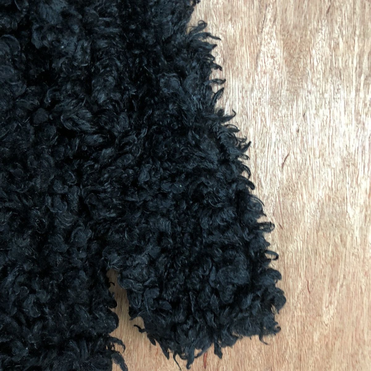 Homespun Knitwear Ohotoro Black Mohair shag shaggy Knitwear #H406 Size US M / EU 48-50 / 2 - 4 Thumbnail