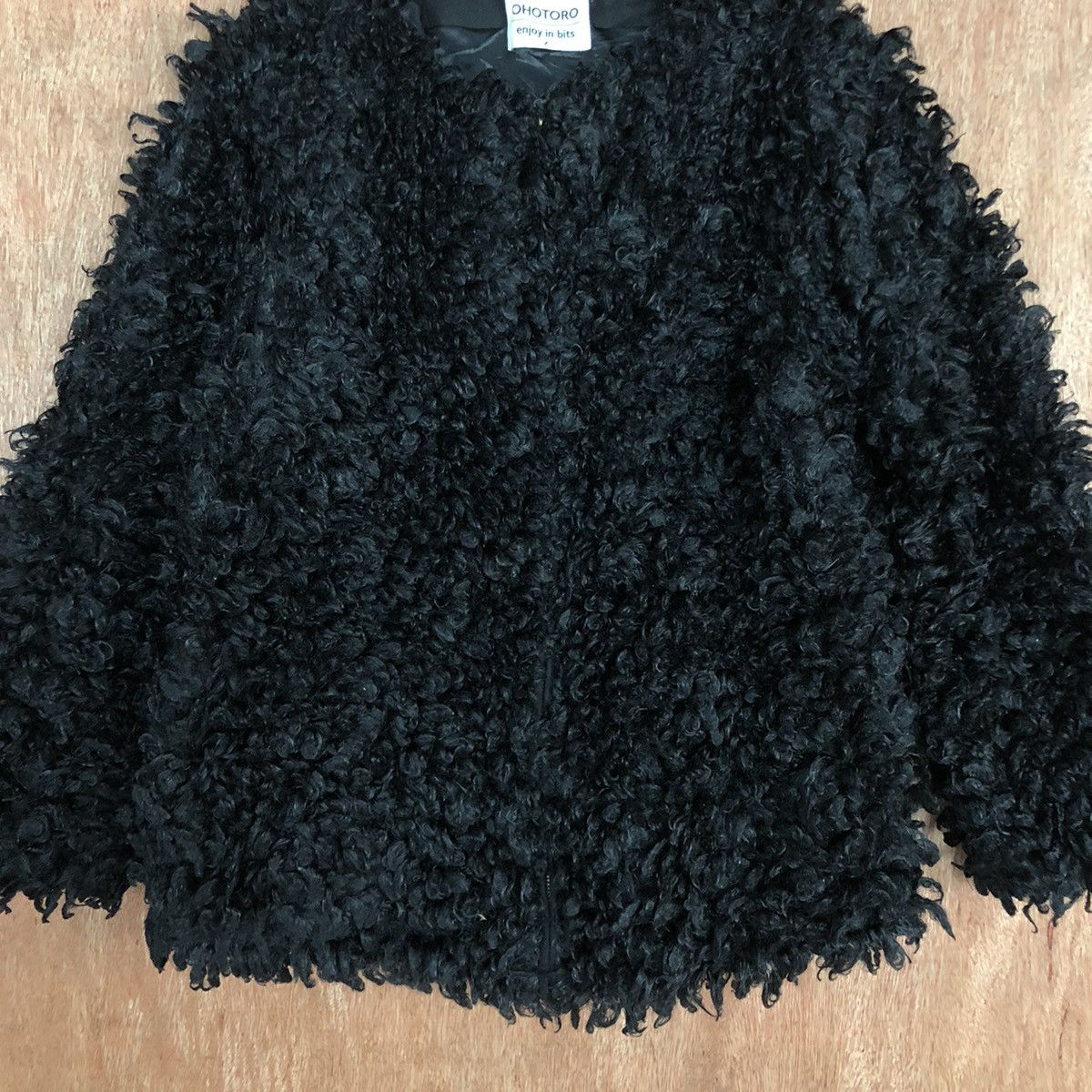 Homespun Knitwear Ohotoro Black Mohair shag shaggy Knitwear #H406 Size US M / EU 48-50 / 2 - 8 Thumbnail