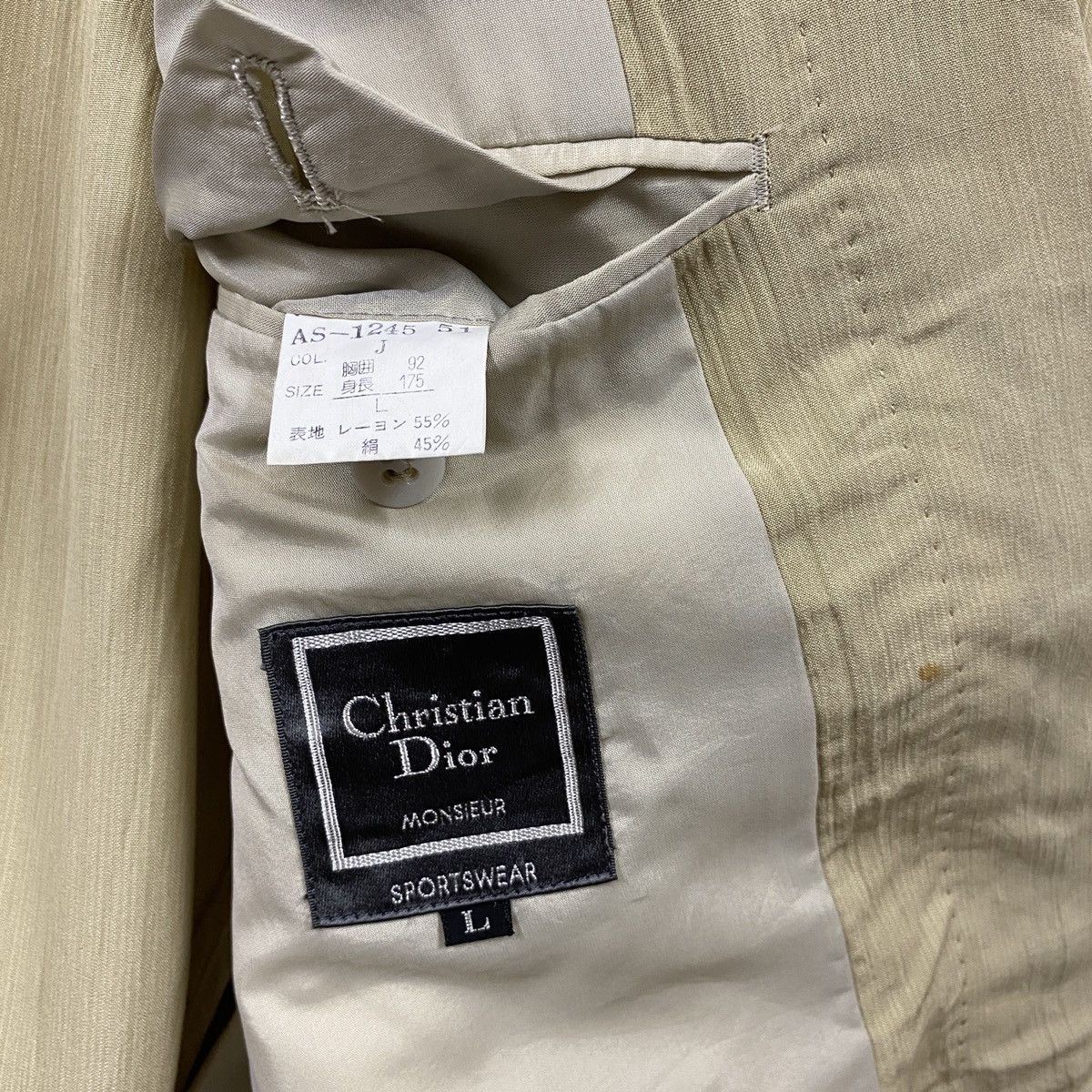 Christian Dior Monsieur × Dior × Vintage Vintage 90s Christian Dior Monsieur Blazer Jacket Sport Coat Size US L / EU 52-54 / 3 - 10 Thumbnail