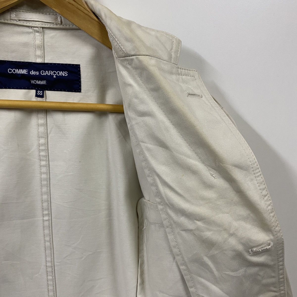 Comme des Garcons × Comme des Garcons Homme COMME des GARCONS HOMME 3B Cotton Jacket Size US M / EU 48-50 / 2 - 9 Thumbnail