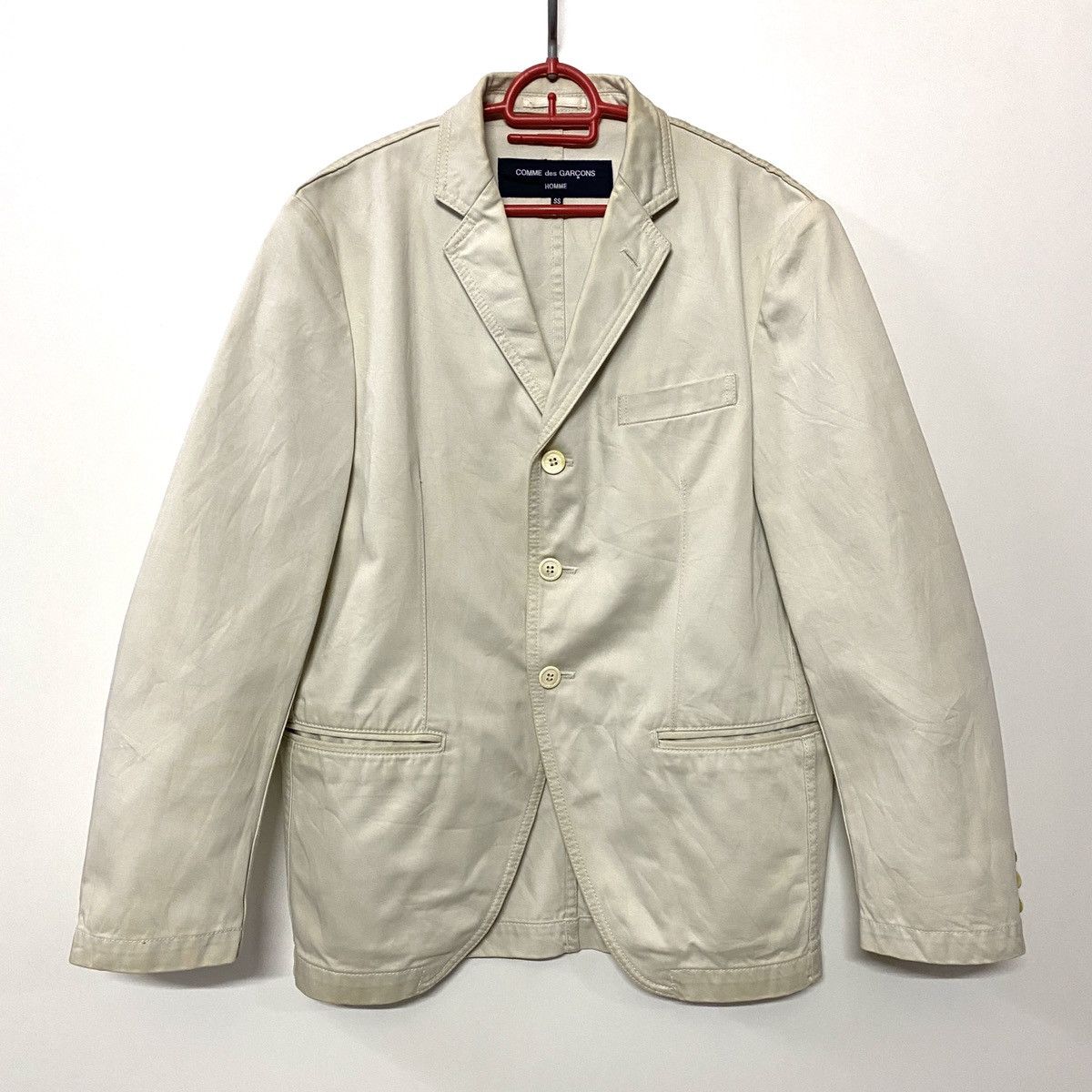 Comme des Garcons × Comme des Garcons Homme COMME des GARCONS HOMME 3B Cotton Jacket Size US M / EU 48-50 / 2 - 2 Thumbnail