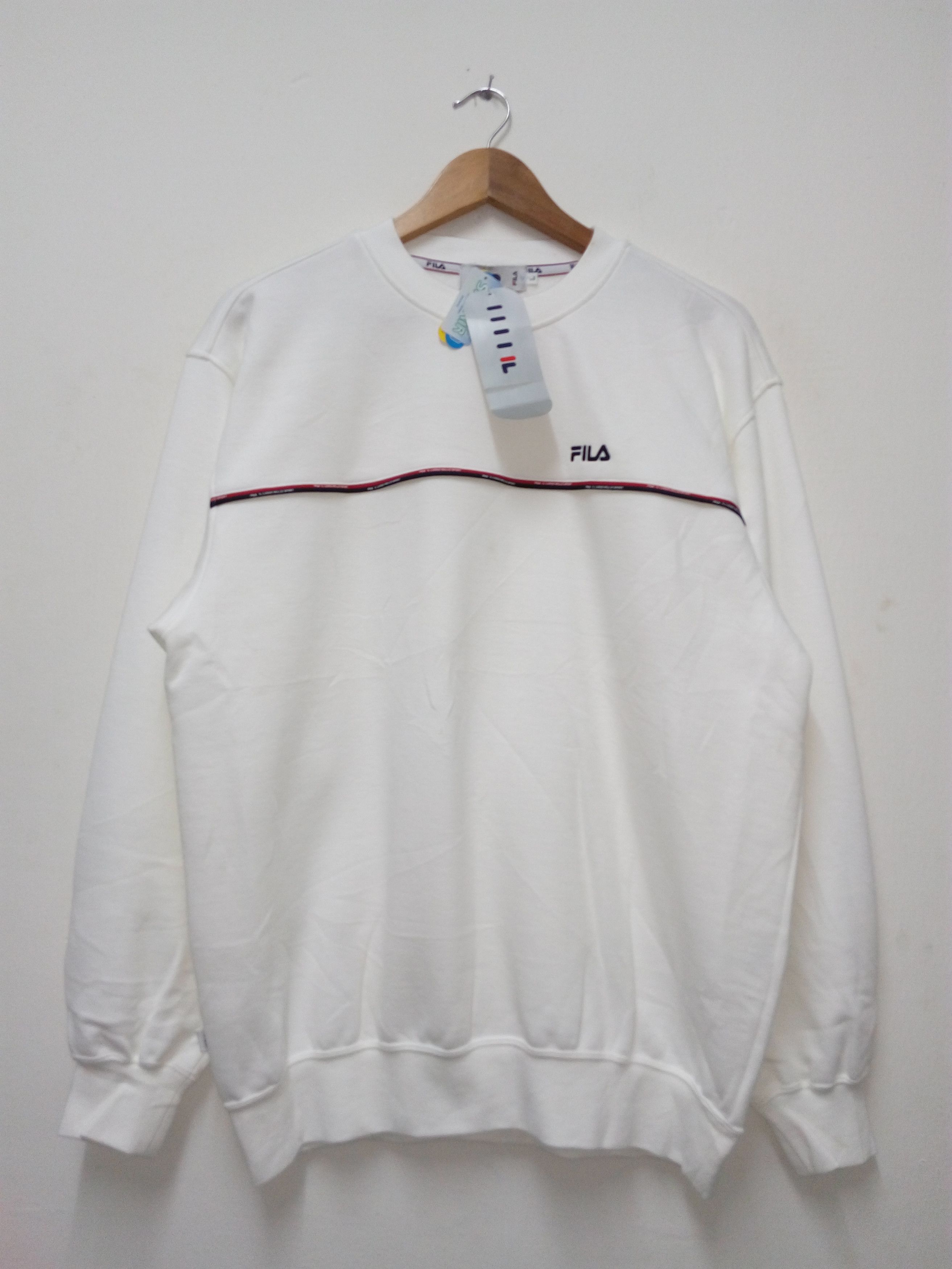 Fila × Vintage VINTAGE FILA CREWNECK SWEATSHIRT PULLOVER Size US M / EU 48-50 / 2 - 1 Thumbnail