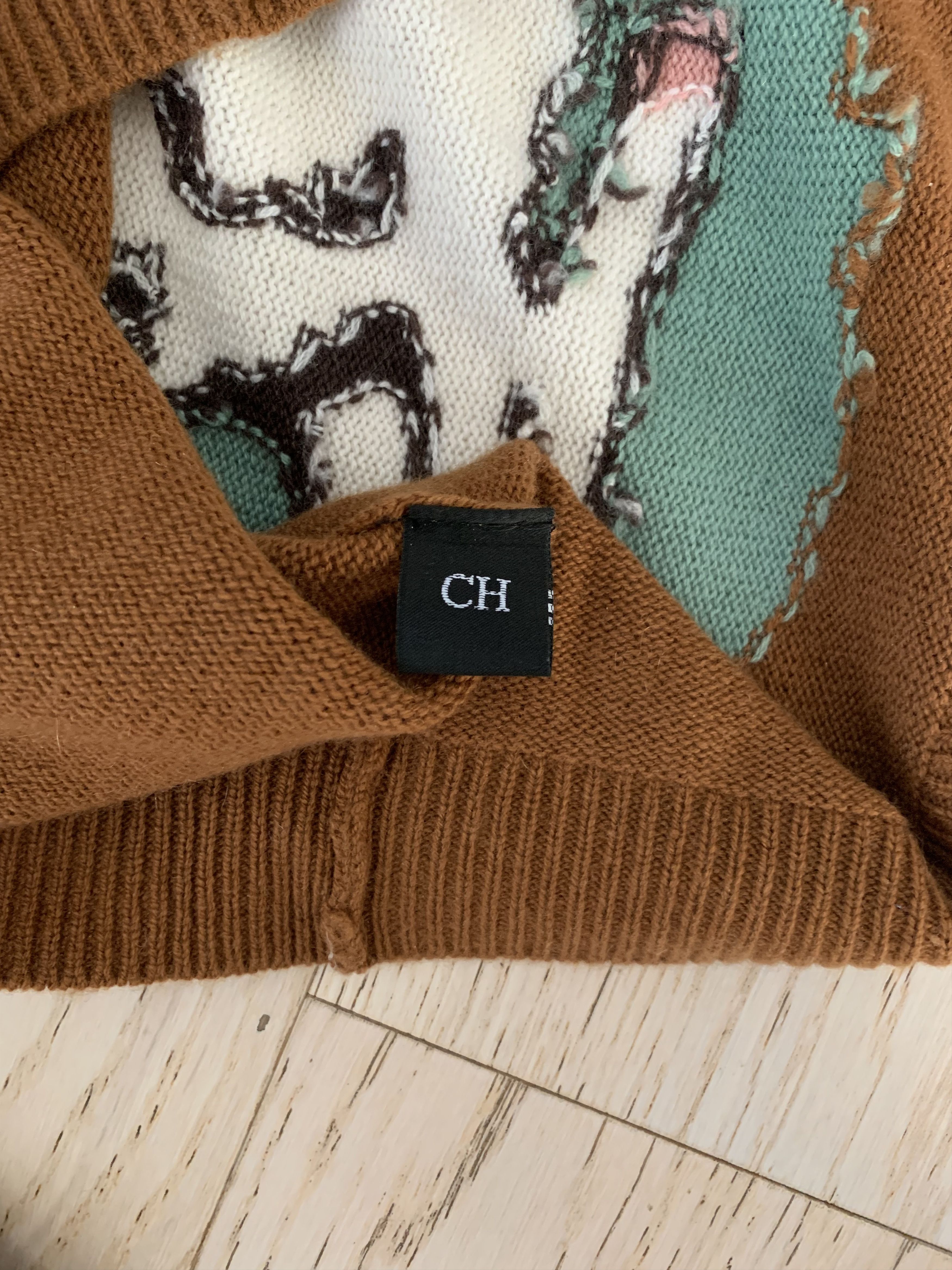 Colette Hyatt Colette Hyatt Stag Knit Sweater Size US S / EU 44-46 / 1 - 4 Thumbnail