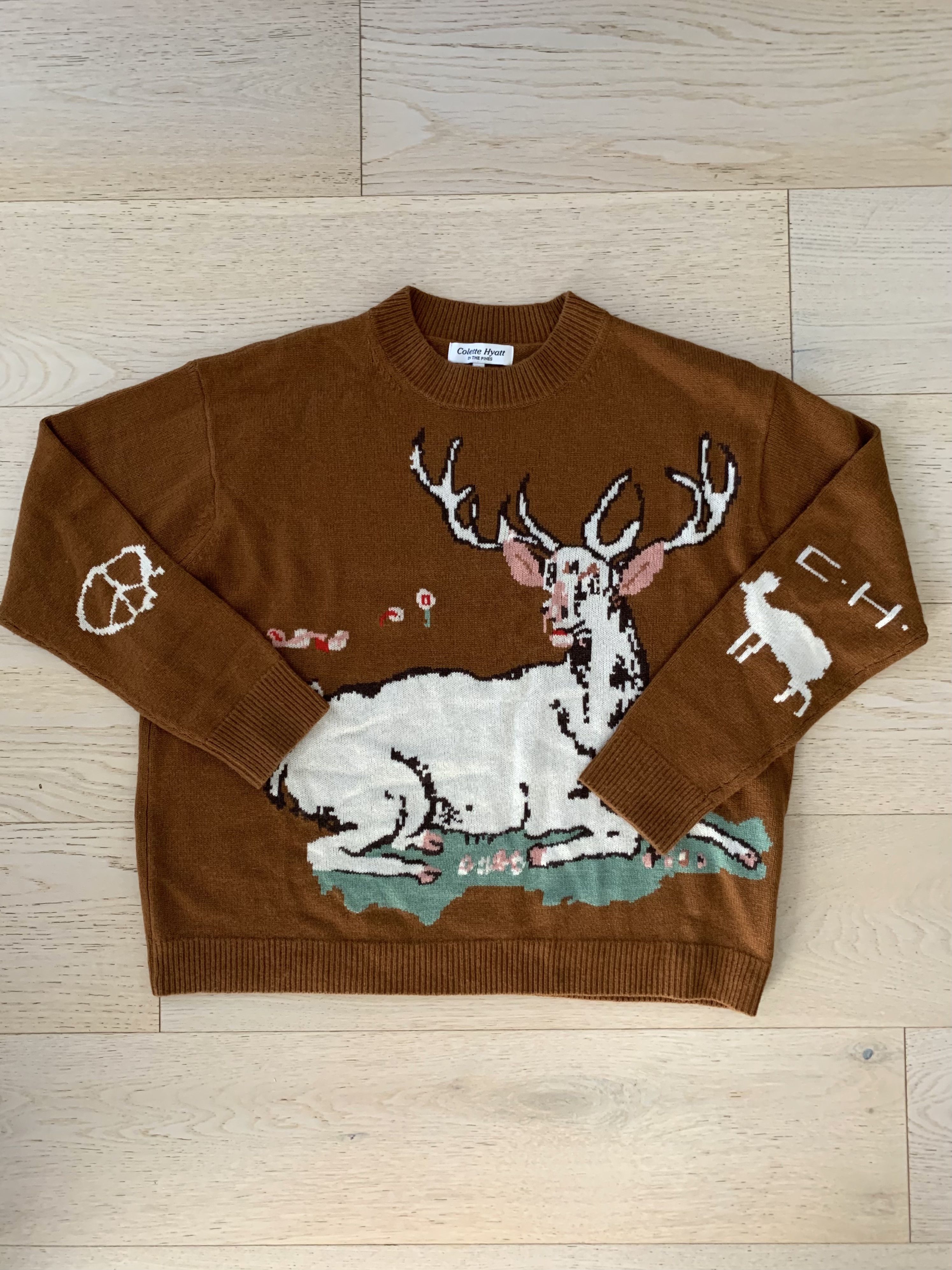 Colette Hyatt Colette Hyatt Stag Knit Sweater Size US S / EU 44-46 / 1 - 1 Thumbnail