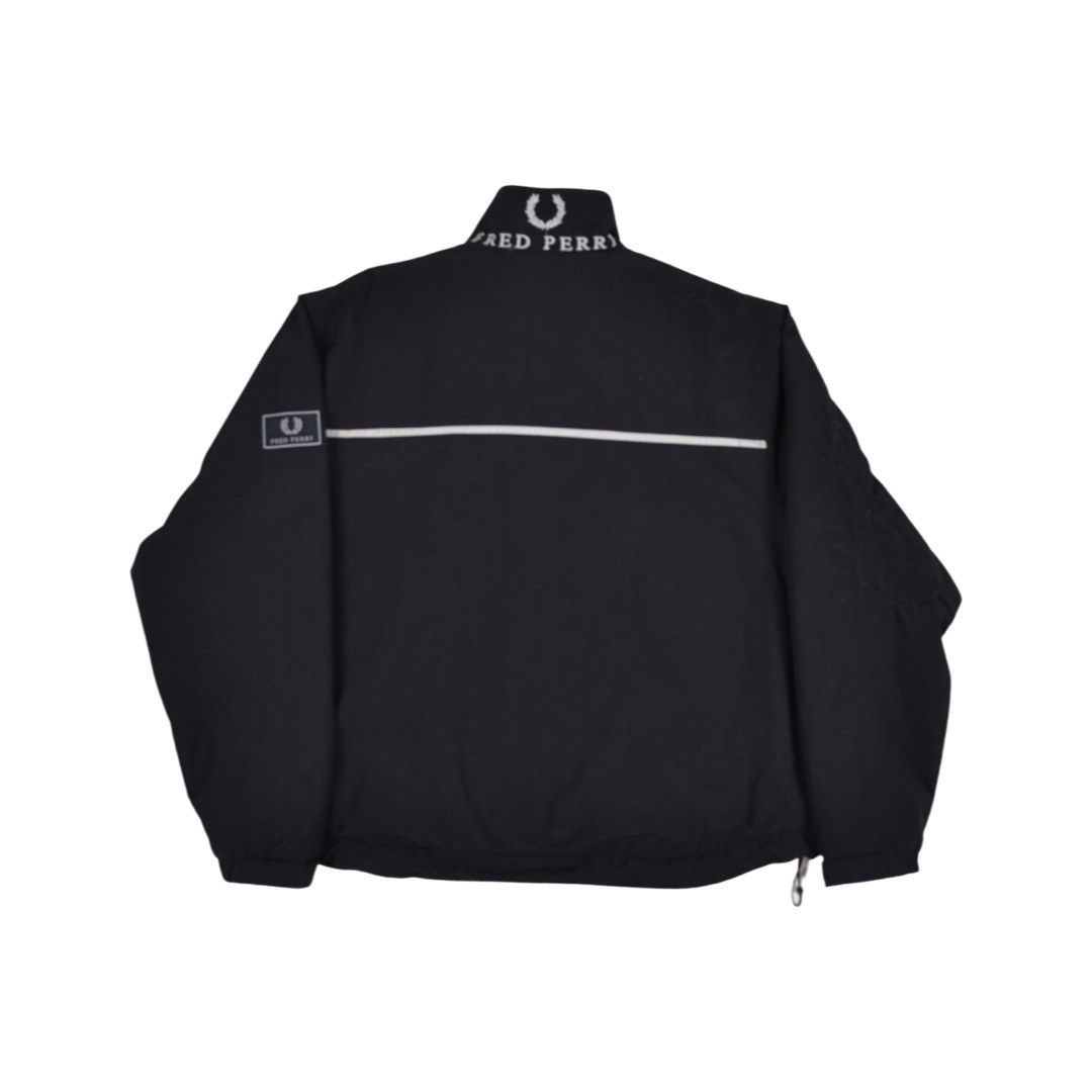 Fred Perry × Vintage Vintage Fred Perry Nylon Fleece Jacket Size US L / EU 52-54 / 3 - 10 Thumbnail