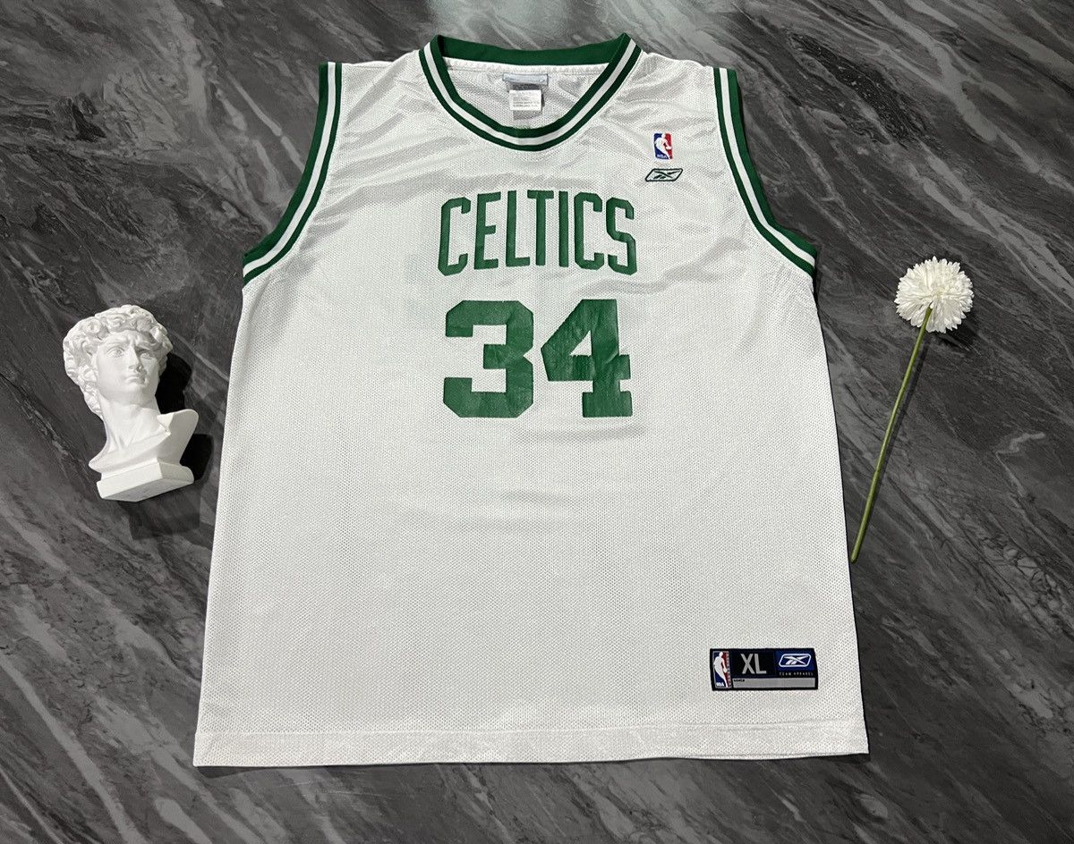 Reebok NBA Boston Celtics Paul Pierce 34 White Swingman