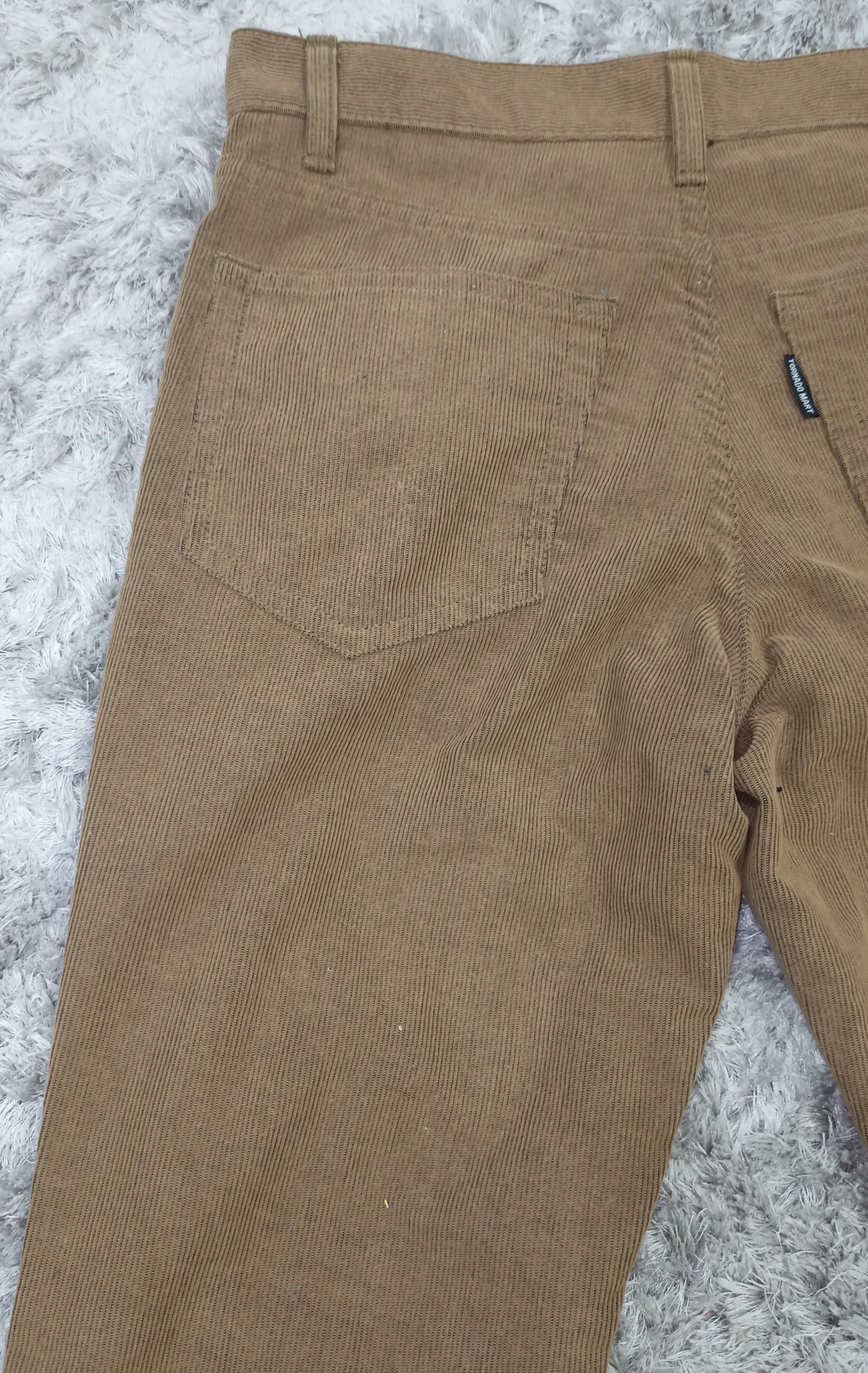 Tornado Mart Minimalist Flare Corduroy Pants Casual Pants