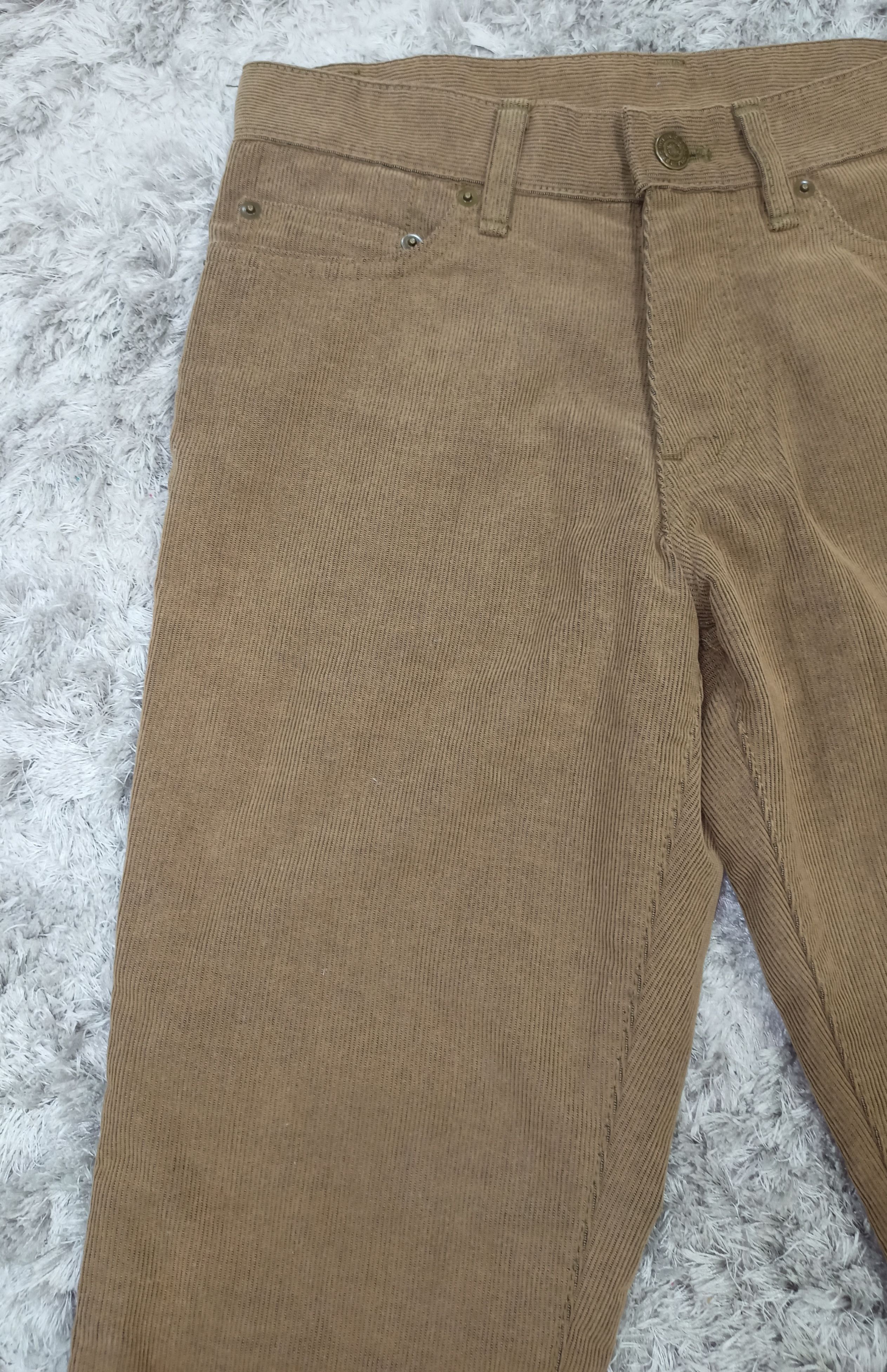 Tornado Mart Minimalist Flare Corduroy Pants Casual Pants