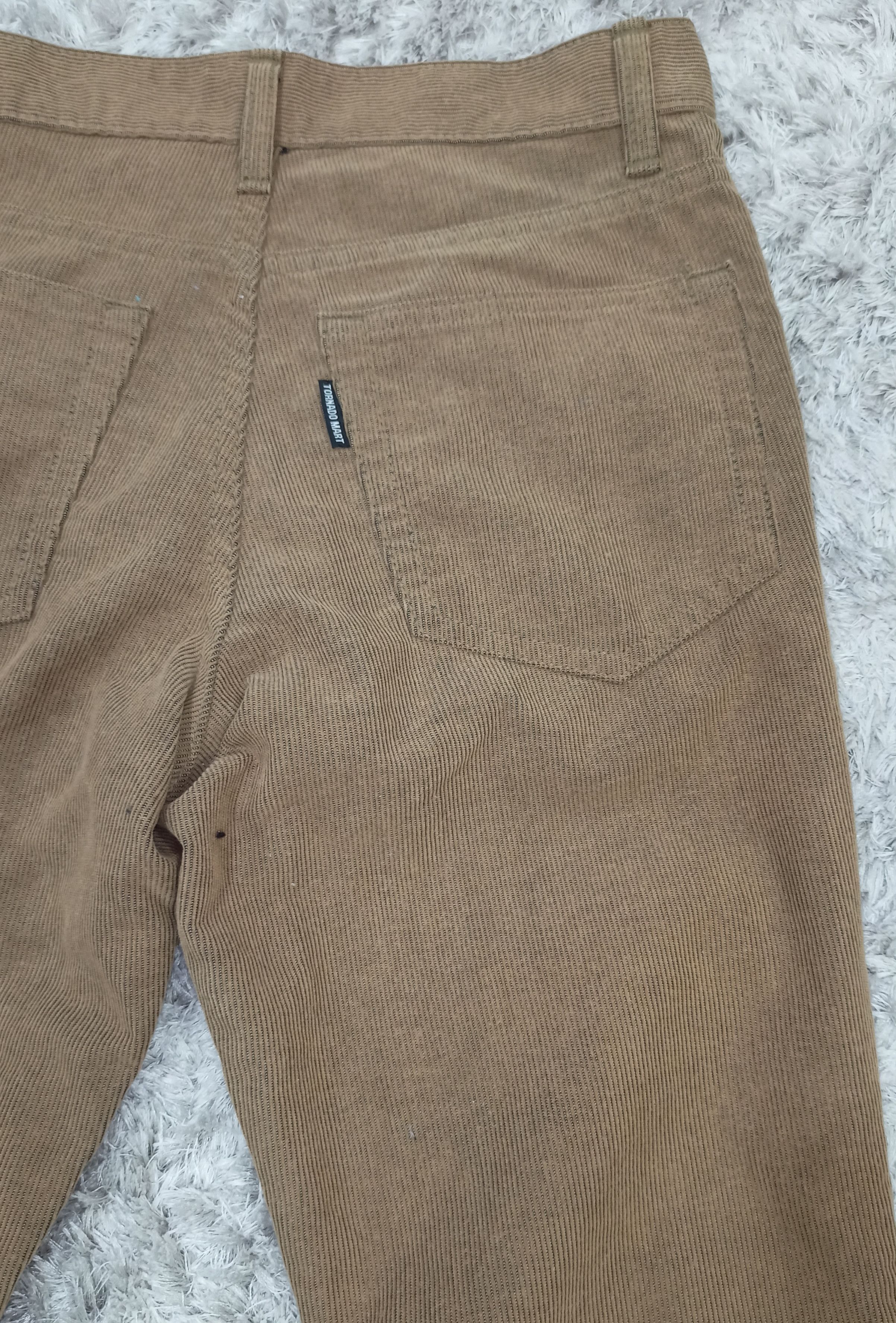 Tornado Mart Minimalist Flare Corduroy Pants Casual Pants