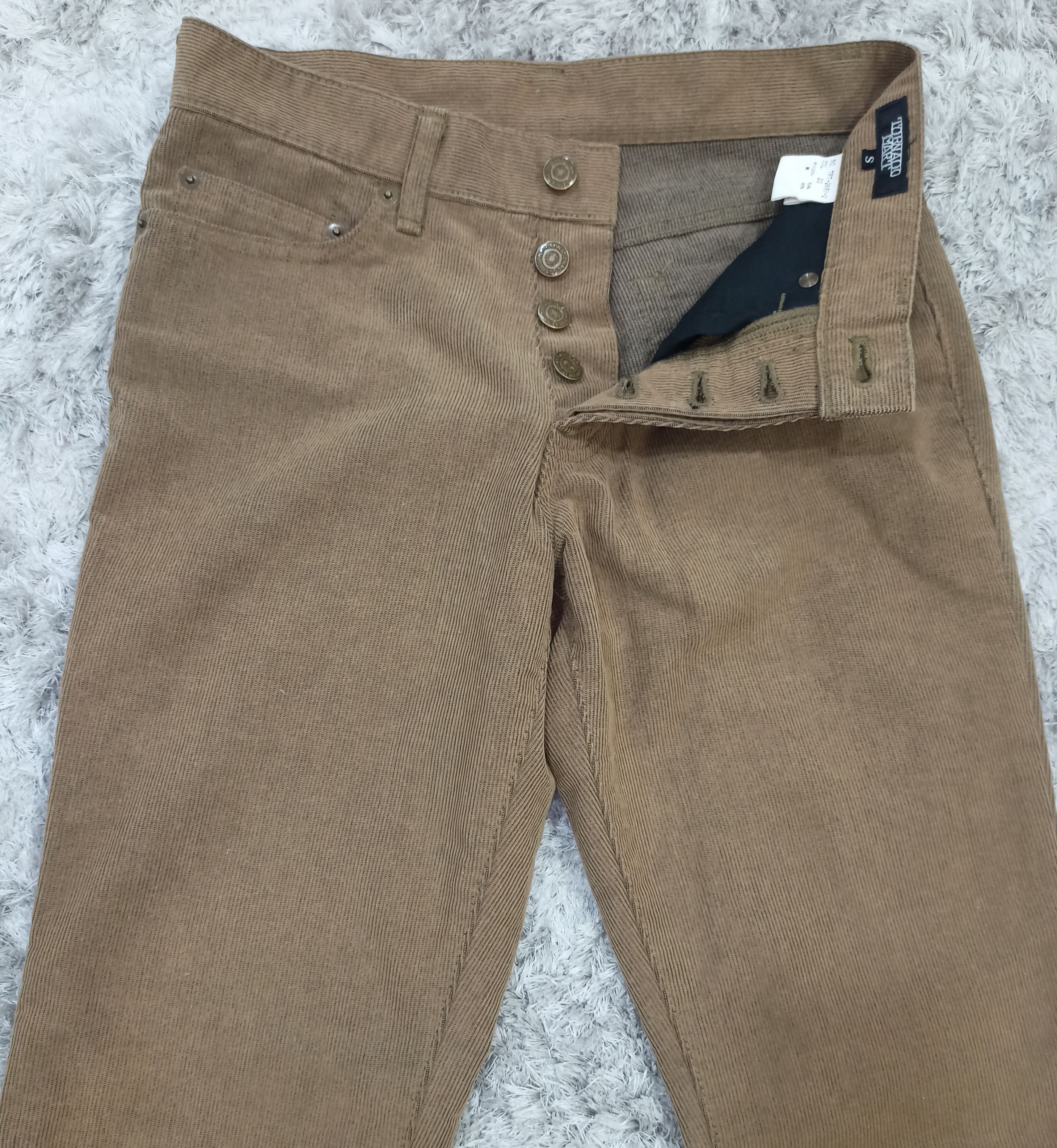 Tornado Mart Minimalist Flare Corduroy Pants Casual Pants