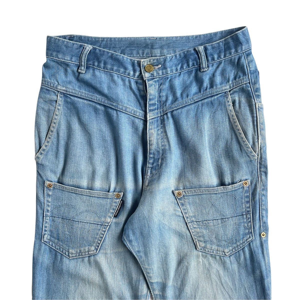 Issey Miyake × mercibeaucoup Mercibeacoup Issey Miyake Unusual Denim Jeans Size US 29 - 4 Thumbnail