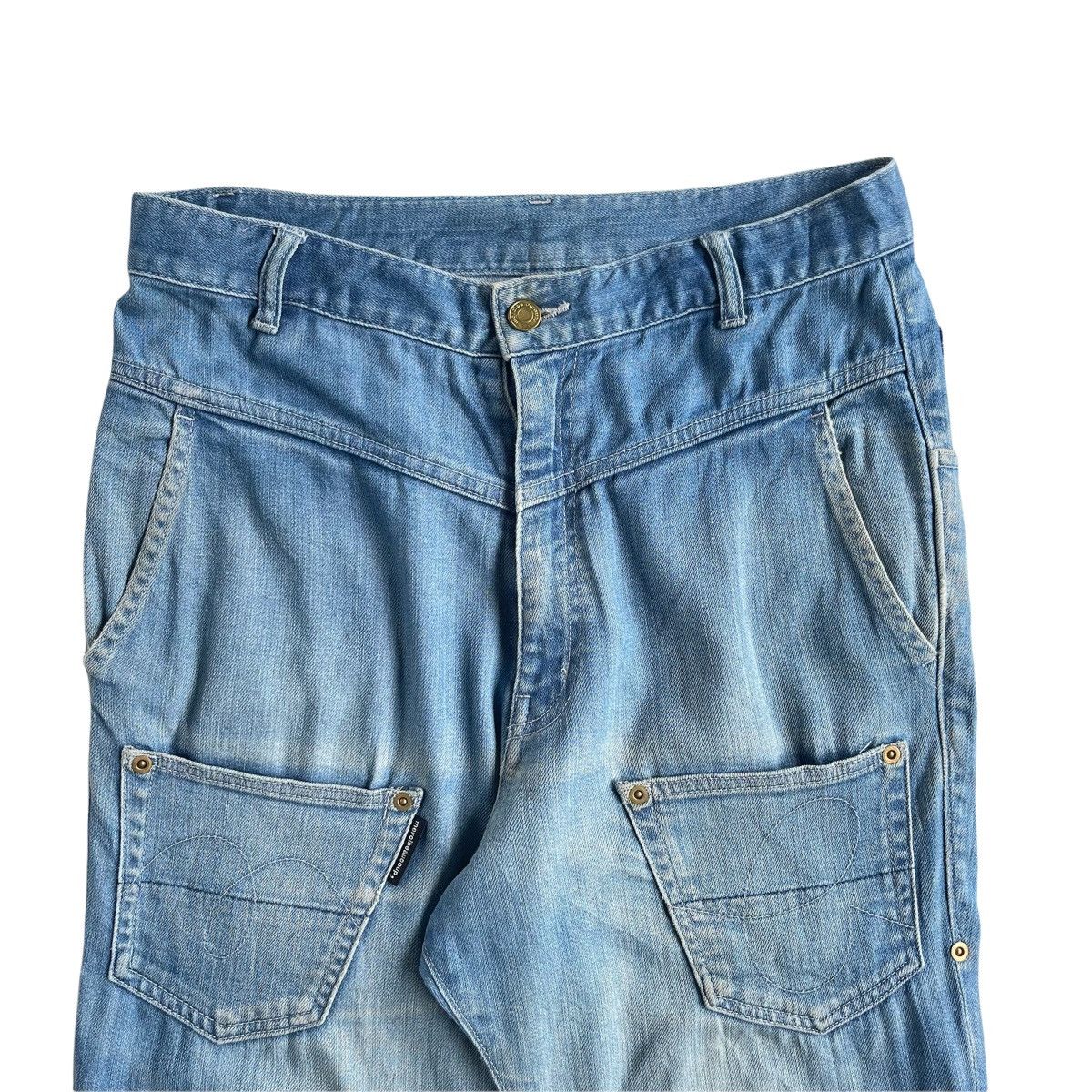 Issey Miyake × mercibeaucoup Mercibeacoup Issey Miyake Unusual Denim Jeans Size US 29 - 3 Thumbnail