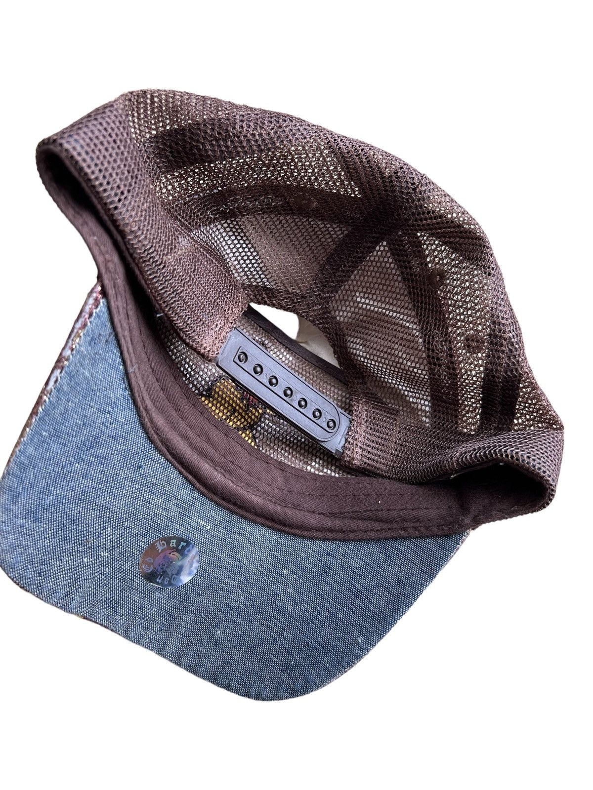 Christian Audigier OG Ed Hardy Swarovski Bling Women & Skulls Mesh Cap Hat Size ONE SIZE - 4 Thumbnail
