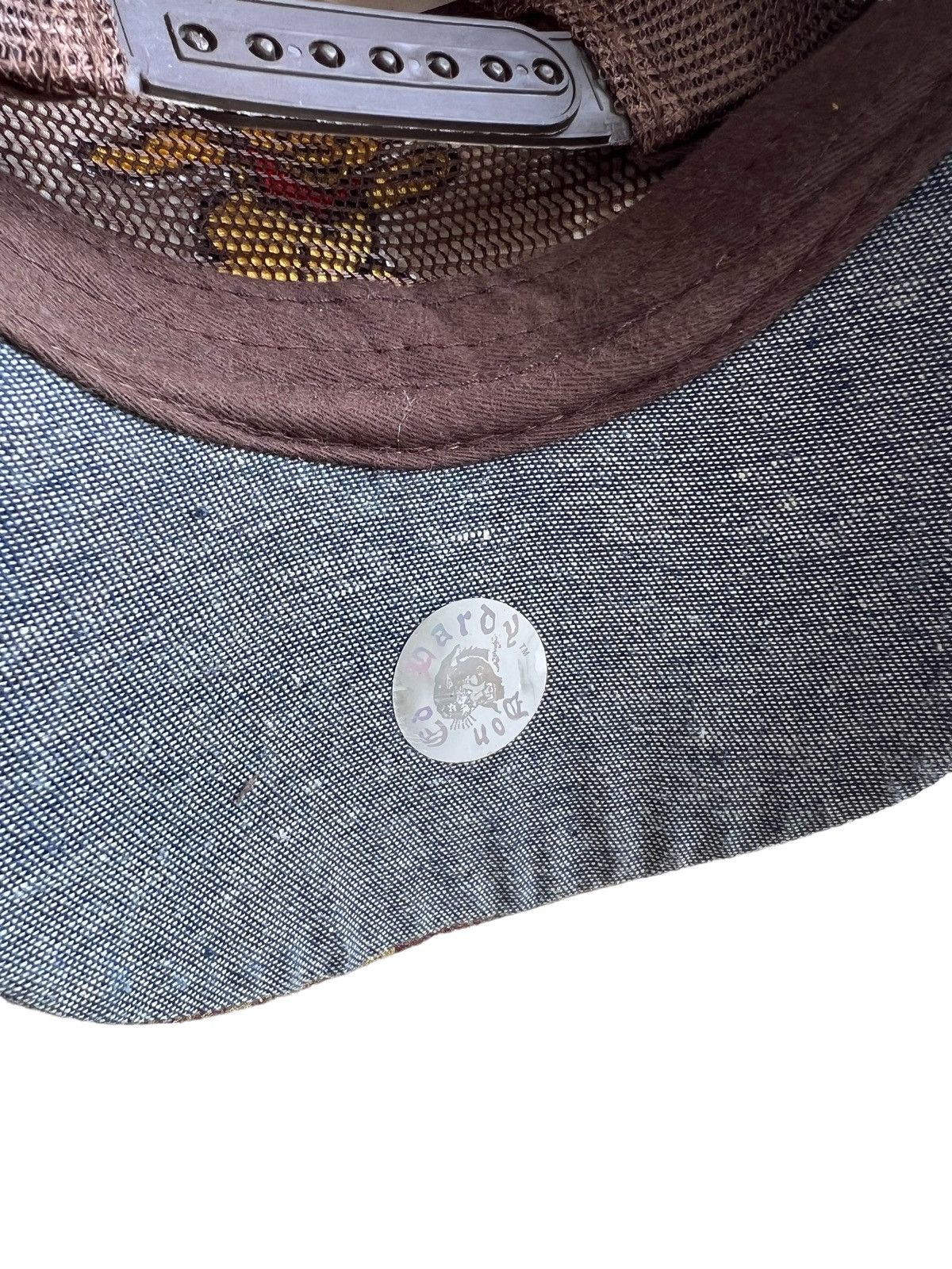 Christian Audigier OG Ed Hardy Swarovski Bling Women & Skulls Mesh Cap Hat Size ONE SIZE - 5 Thumbnail